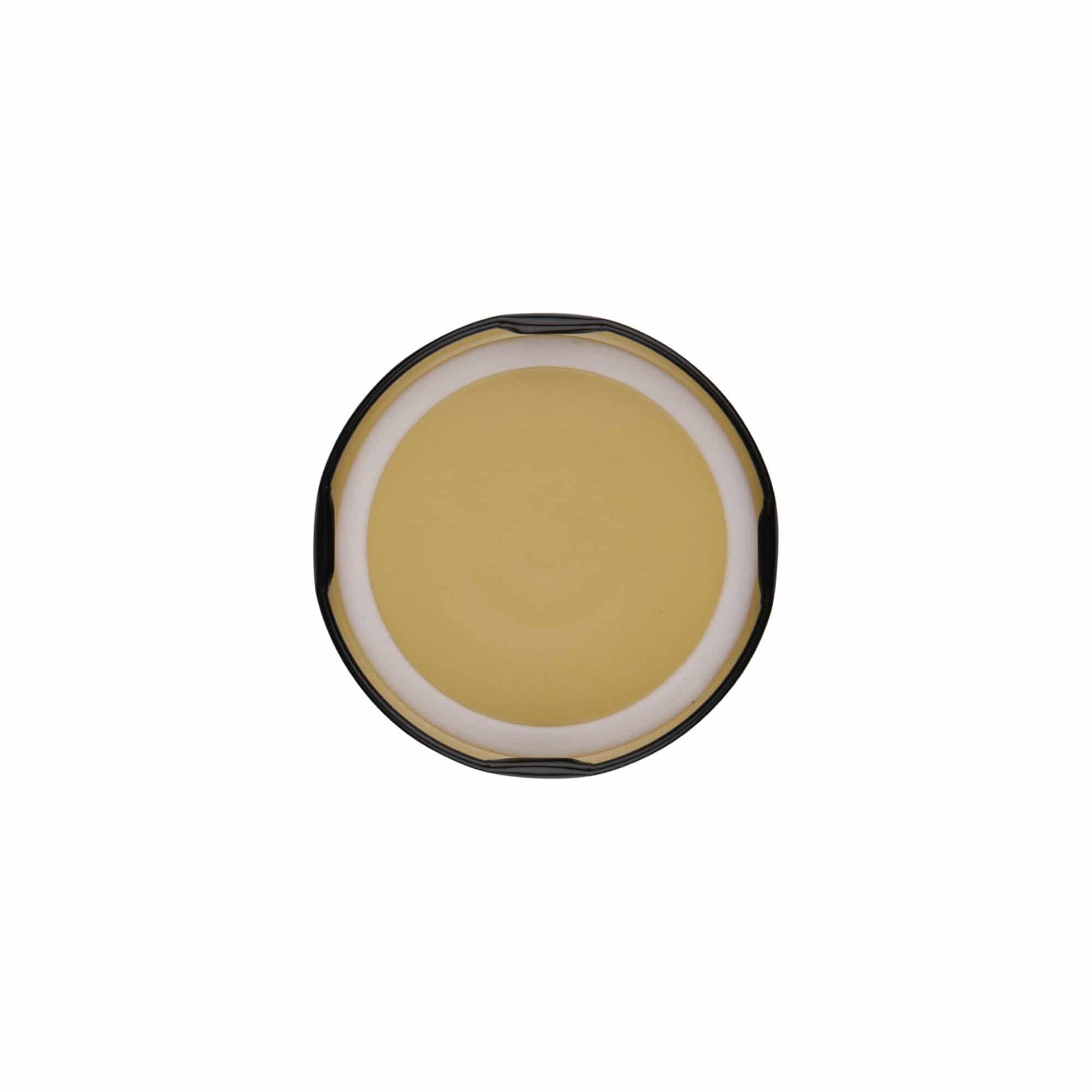 Tappo Twist-Off, banda stagnata, nero, per imboccatura: TO 66