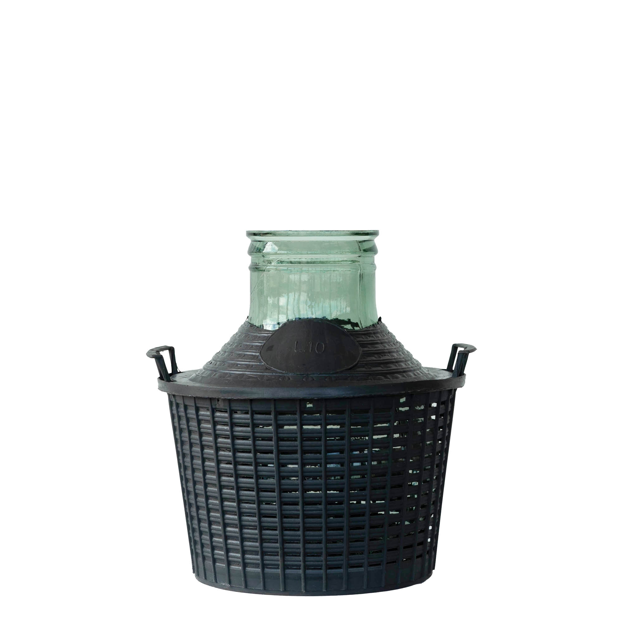 Bombola a palla da 10 l, collo largo, vetro, bocca: coperchio a calotta Bombola a palla da 10 l, collo largo, vetro, bocca: coperchio a calotta