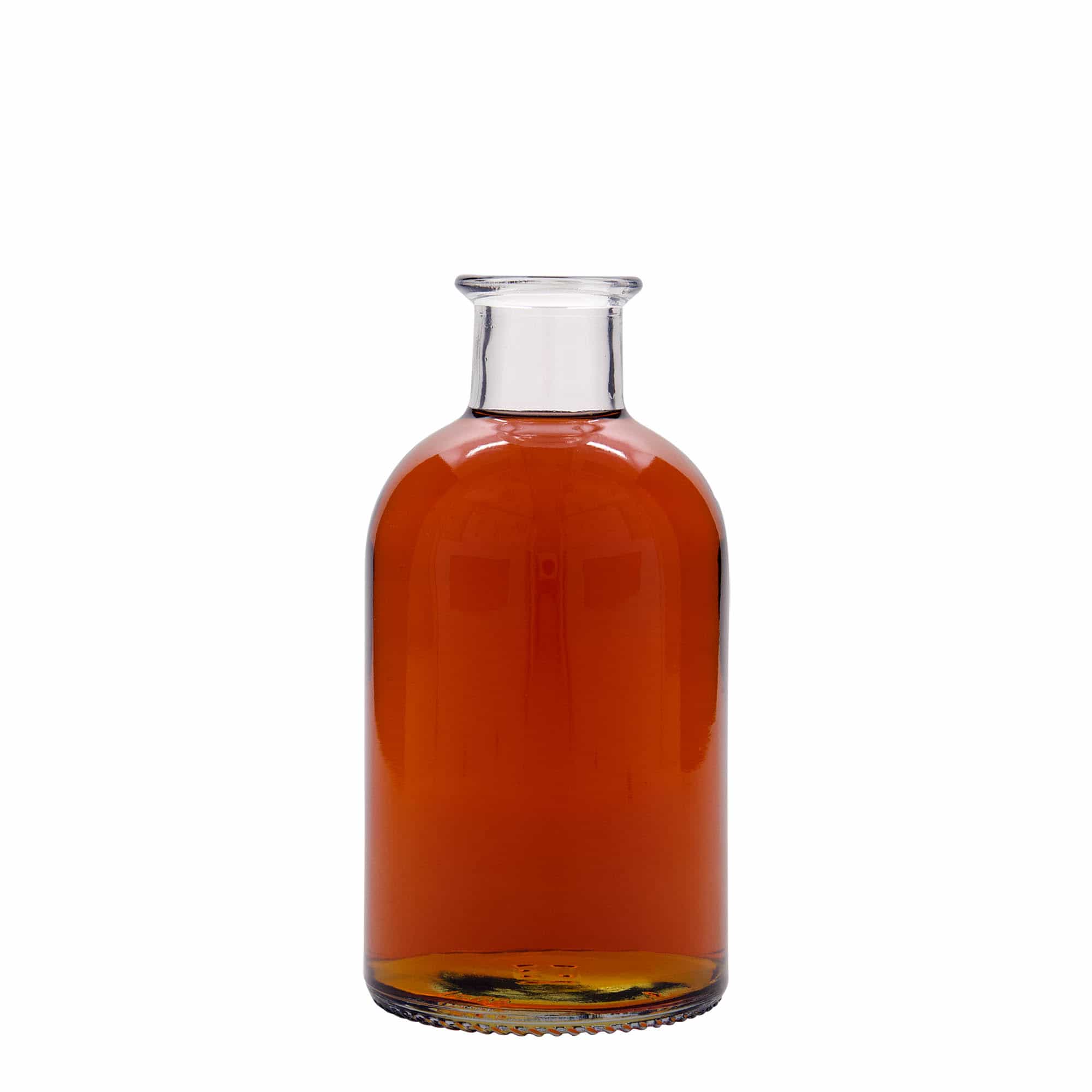 Bottiglia di vetro da 500 ml Apotecario 'Italia', bocca: sughero