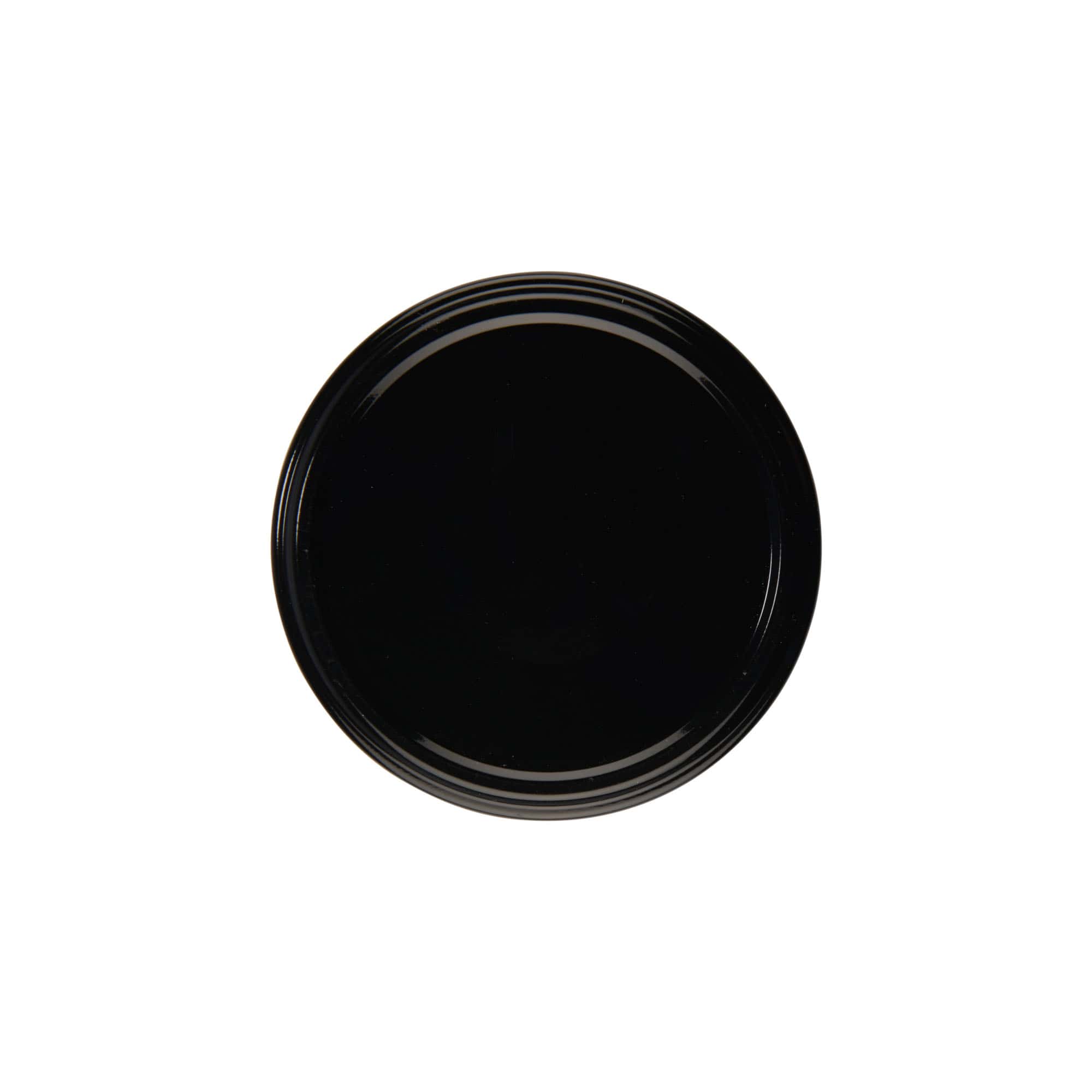 Tappo Twist-Off, lamiera bianca, nero, per bocca: TO 82