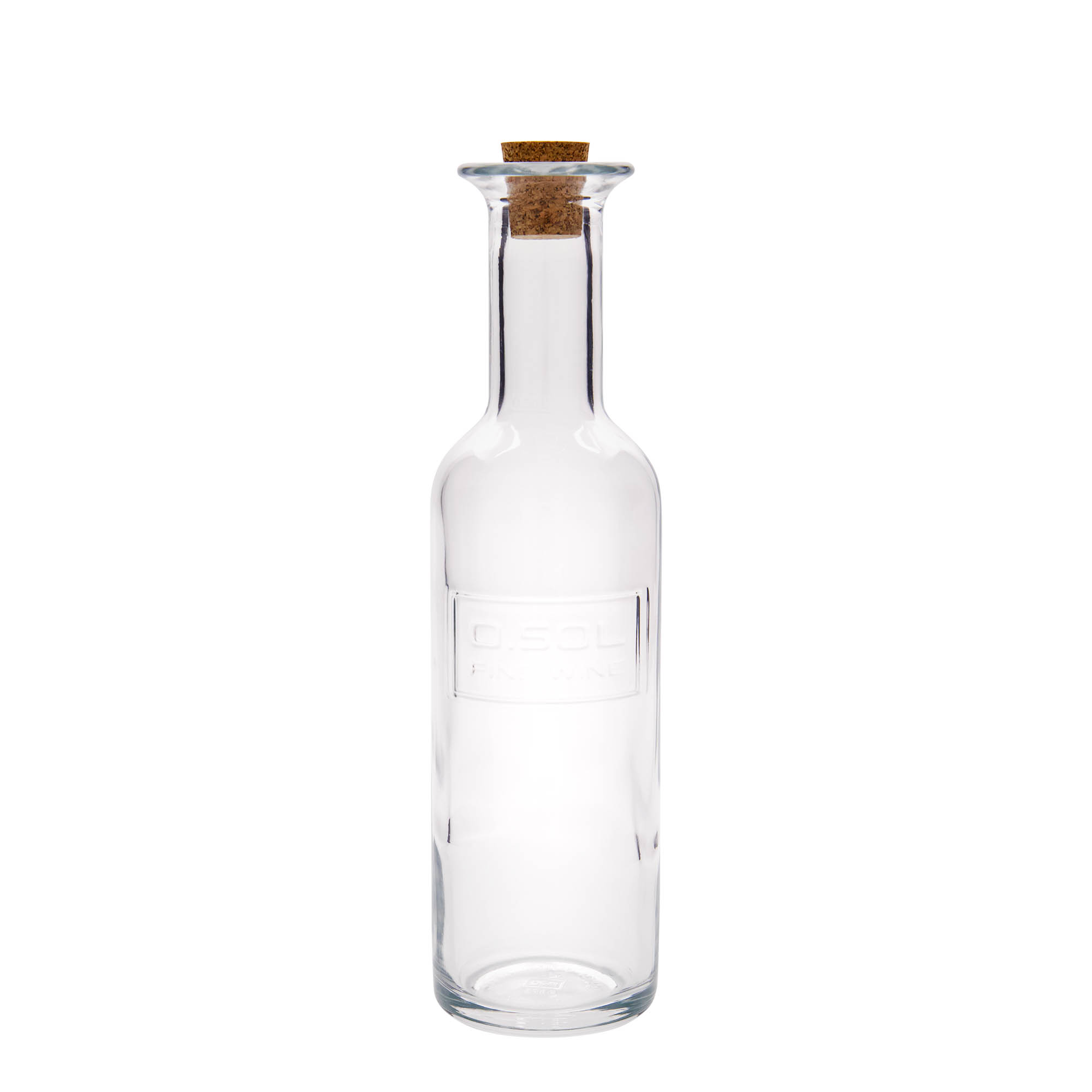 Bottiglia di vetro da 500 ml 'Optima Fine Wine', bocca: sughero Bottiglia di vetro da 500 ml 'Optima Fine Wine', bocca: sughero