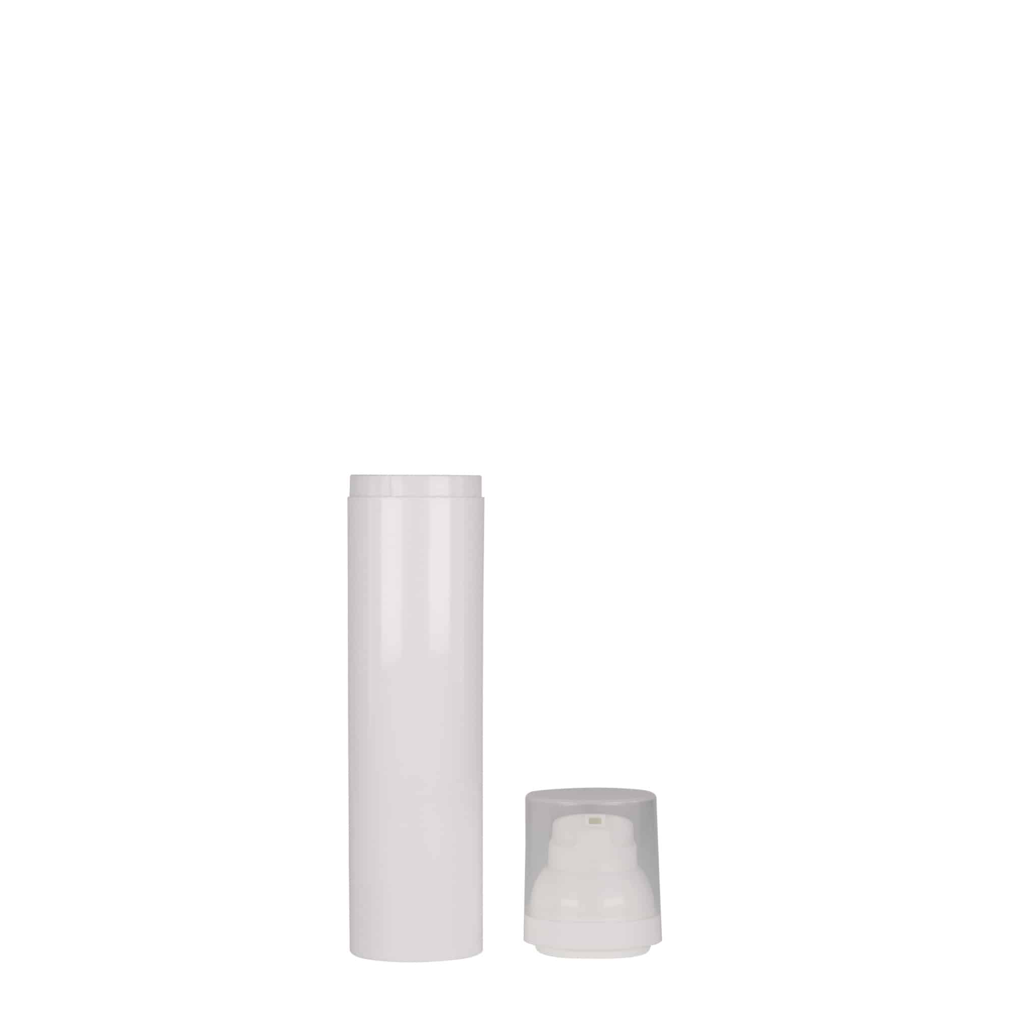 Dispenser Airless 100 ml 'Mezzo', plastica PP, bianco