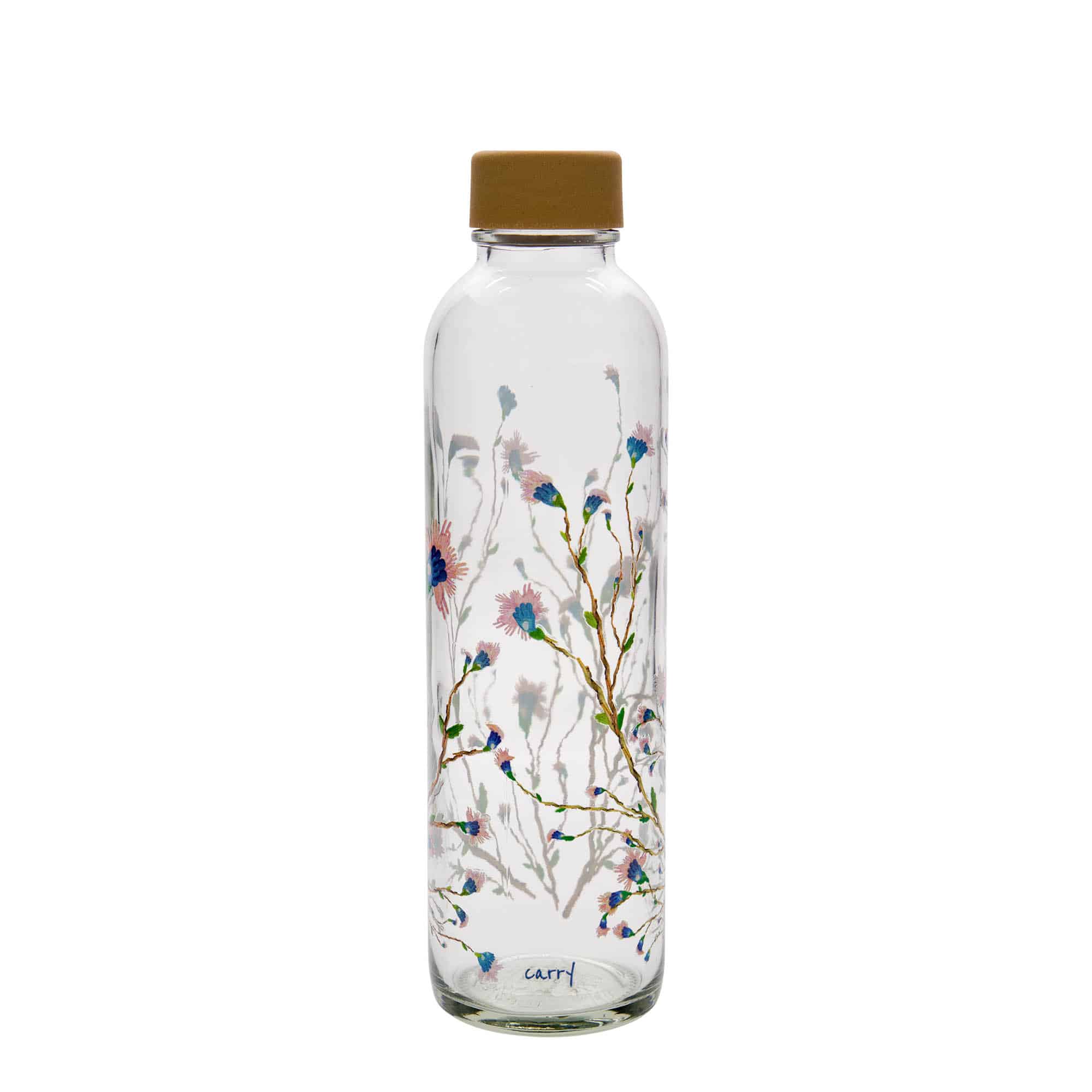 700 ml Borraccia 'CARRY Bottle', motivo: Hanami, vetro, imboccatura: a vite