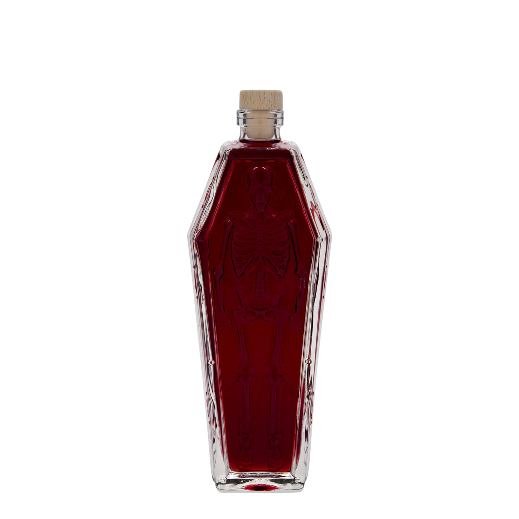 Bottiglia di vetro da 200 ml 'bara', bocca: sughero Bottiglia di vetro da 200 ml 'bara', bocca: sughero