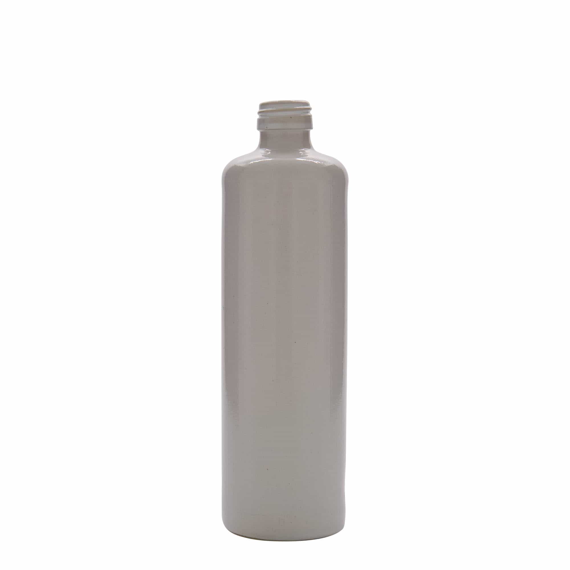 500 ml Bottiglia in ceramica, ceramica grès, bianco, imboccatura: PP 31,5 500 ml Bottiglia in ceramica, ceramica grès, bianco, imboccatura: PP 31,5
