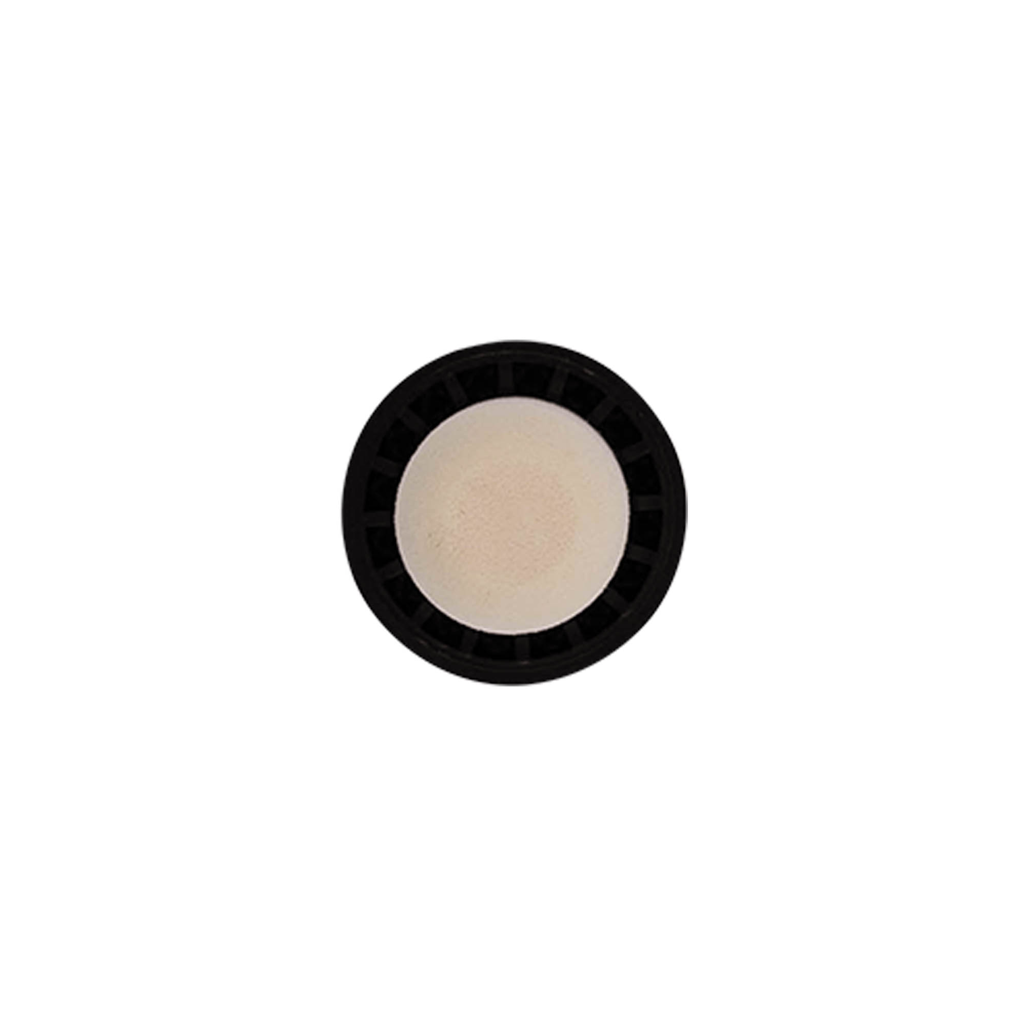 Tappo a vite 19 mm, plastica, oro, per bocca: sughero