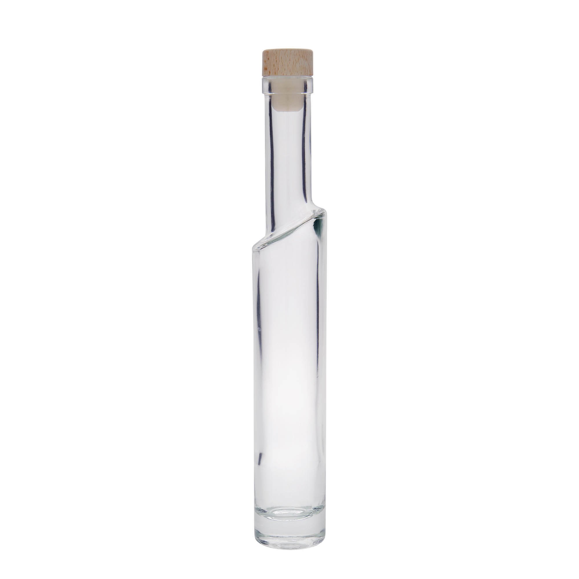 Bottiglia di vetro da 200 ml 'Feeling', bocca: sughero