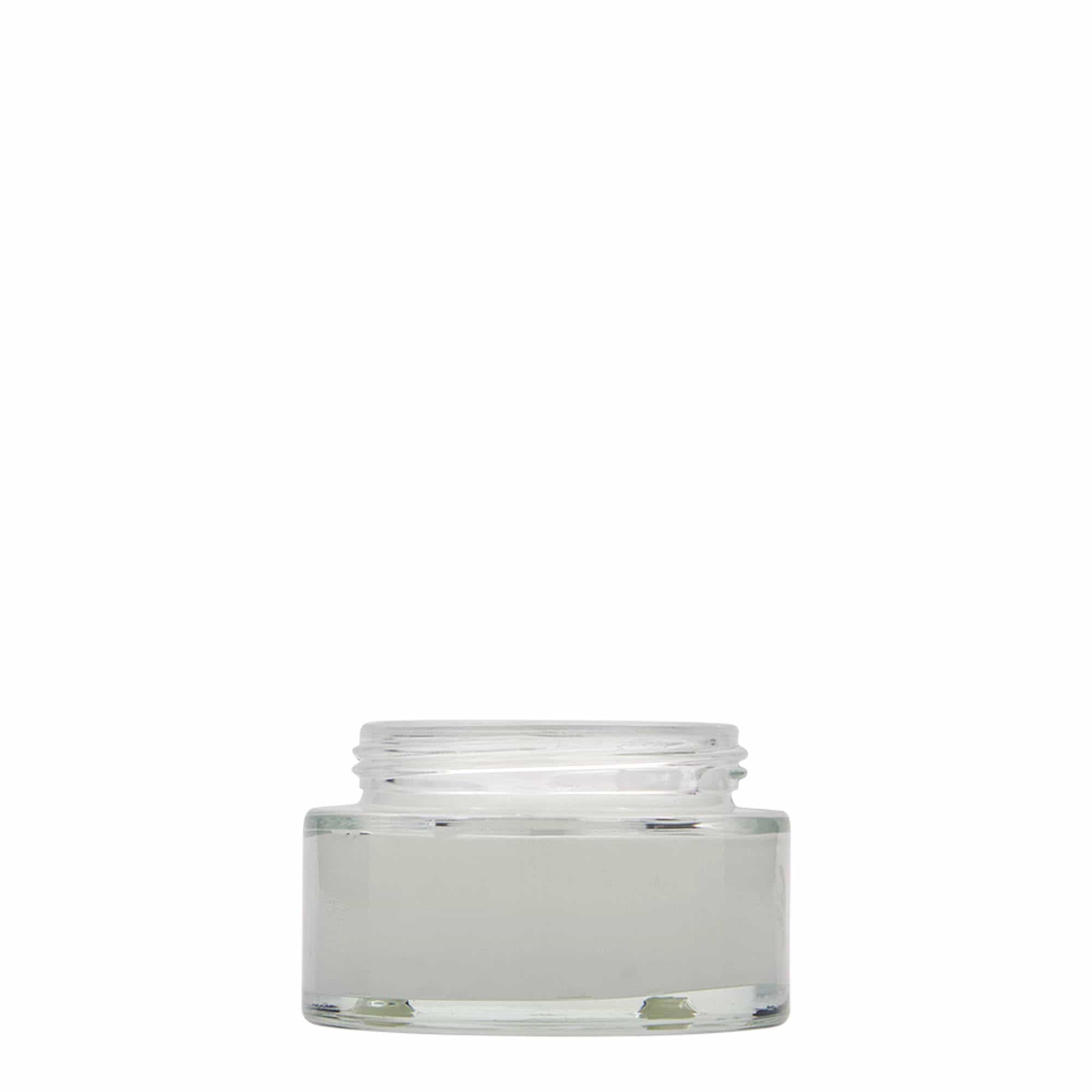 50 ml barattolo 'Clear Edition', vetro, bocca: chiusura a vite