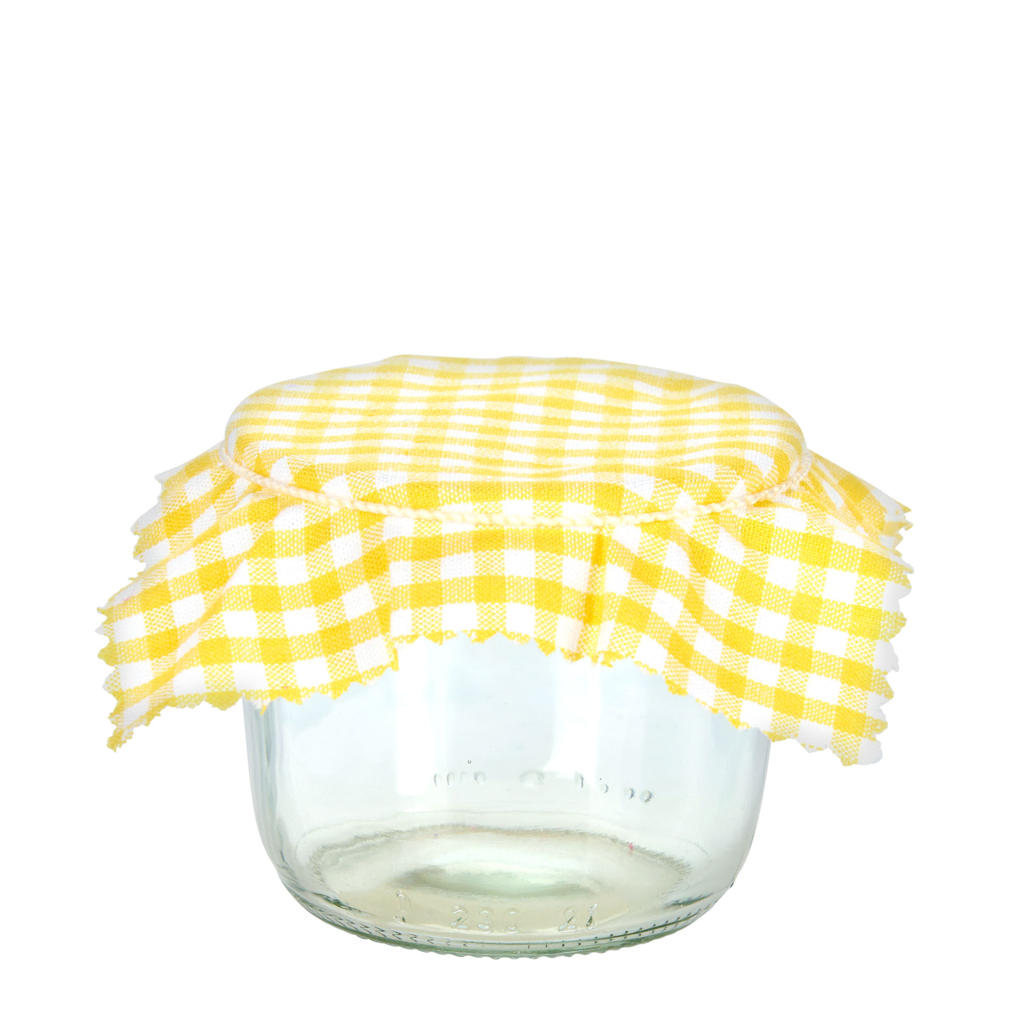 Tovaglietta in stoffa a quadretti 12x12, quadrata, tessuto, gialla, bocca: TO38-TO53