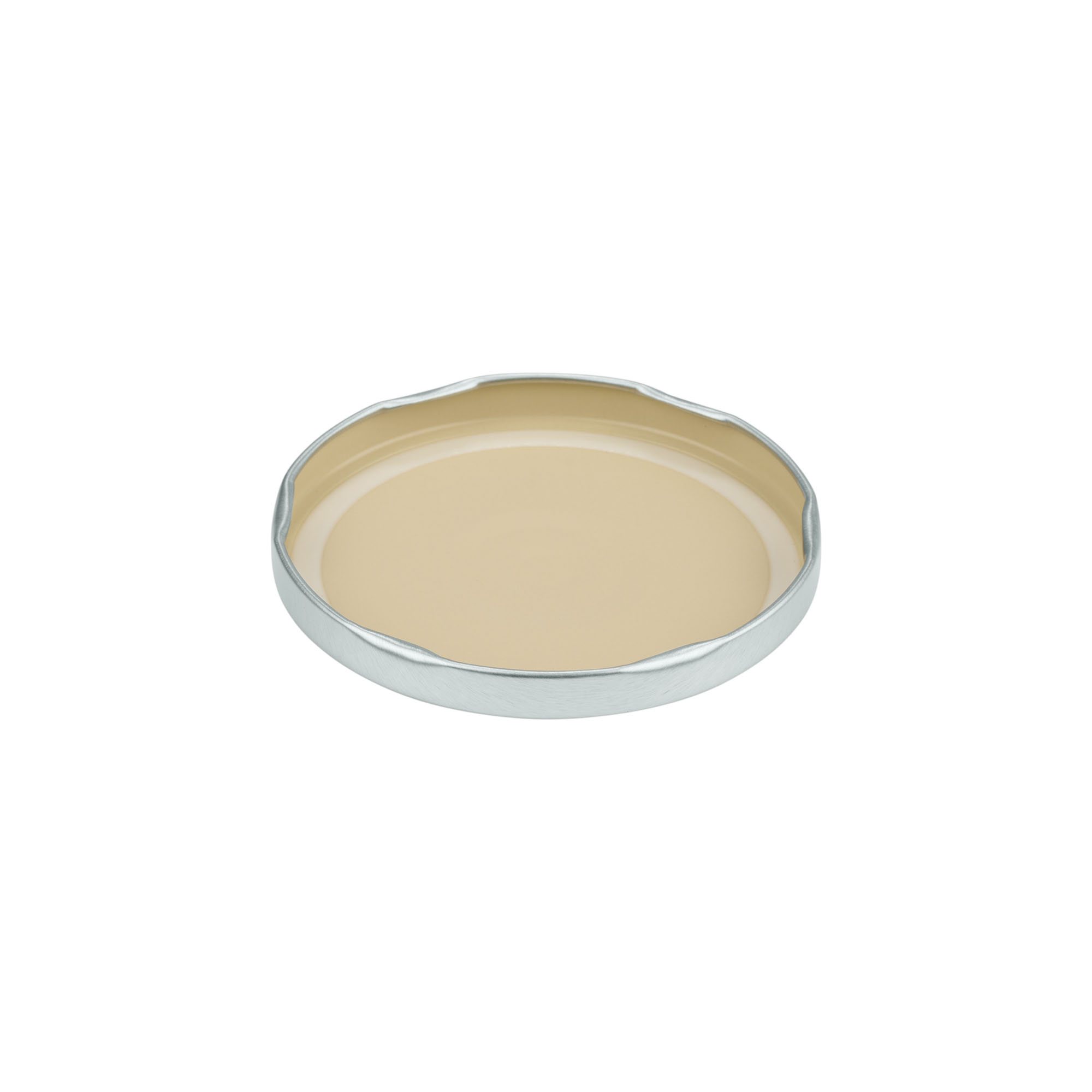 Tappi Twist-Off, lamina bianca, argento, per bocca: TO 82