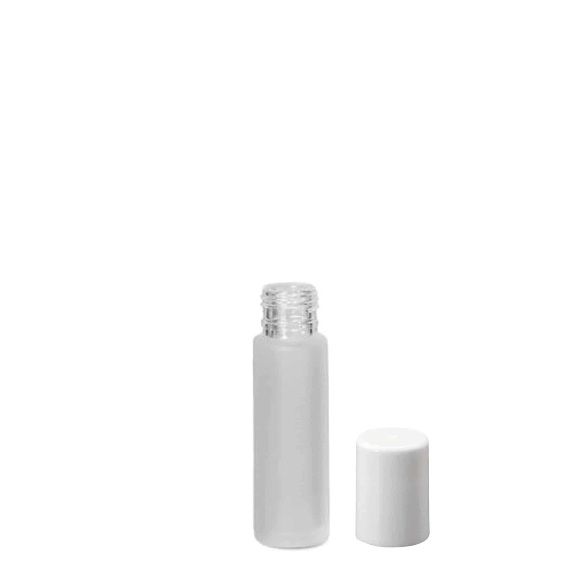 10 ml bottiglia roll-on, vetro, ghiacciato, bocca: chiusura a vite