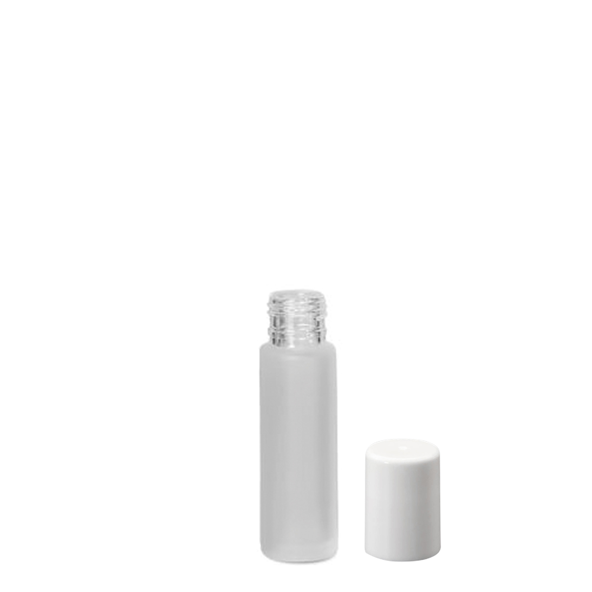10 ml bottiglia roll-on, vetro, ghiacciato, bocca: chiusura a vite