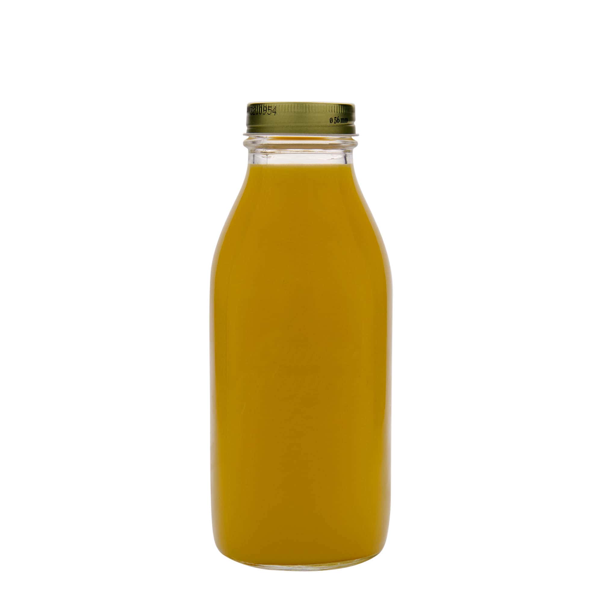1.000 ml Bottiglia di vetro 'Quattro Stagioni', imboccatura: a vite