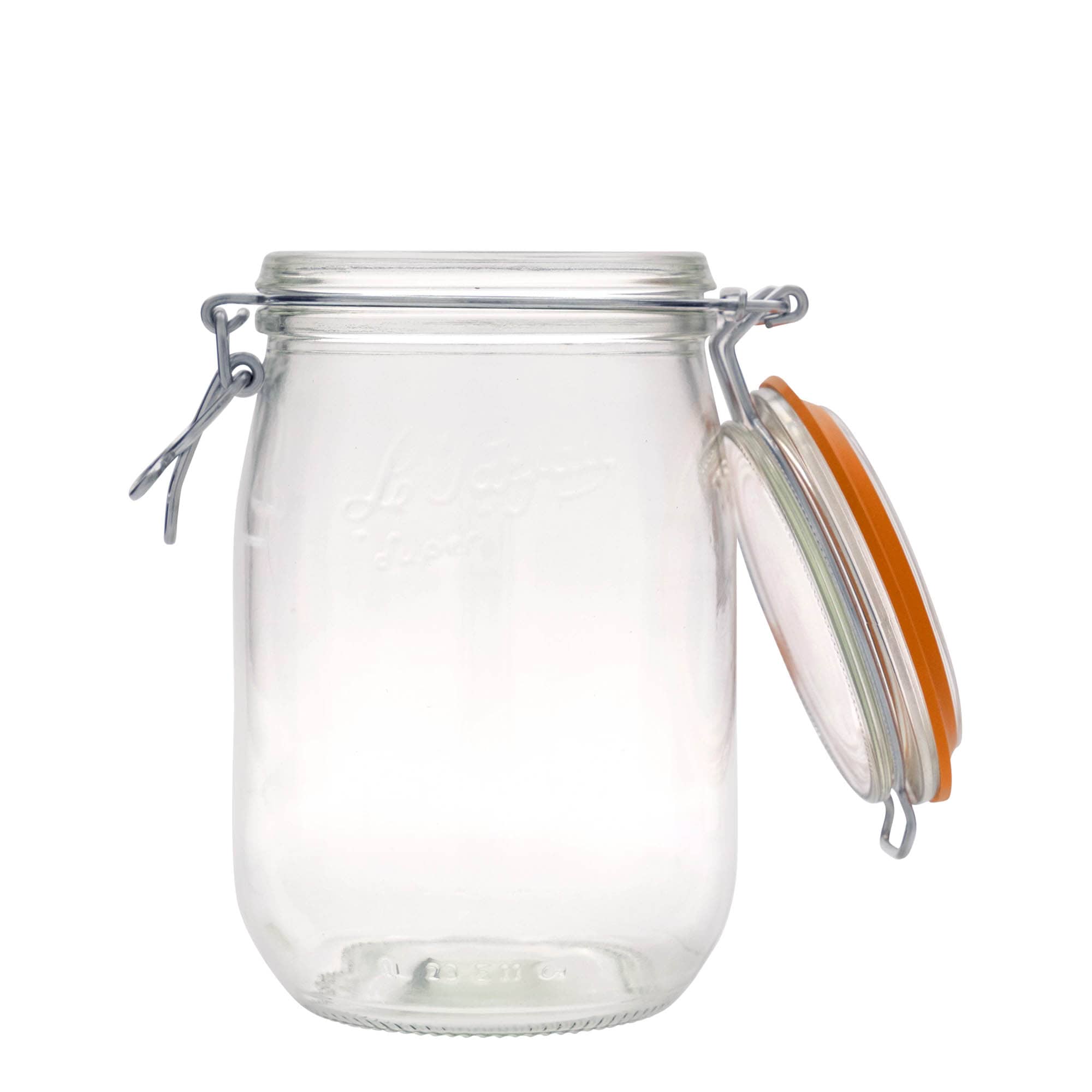 1.000 ml barattolo con chiusura a leva 'Le Parfait Super Bocal', bocca: chiusura a leva