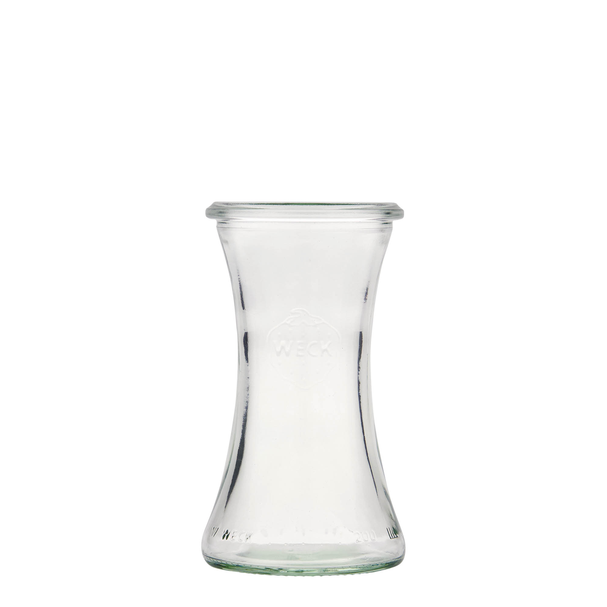 200 ml vaso WECK per specialità, bocca: bordo tondo 200 ml vaso WECK per specialità, bocca: bordo tondo