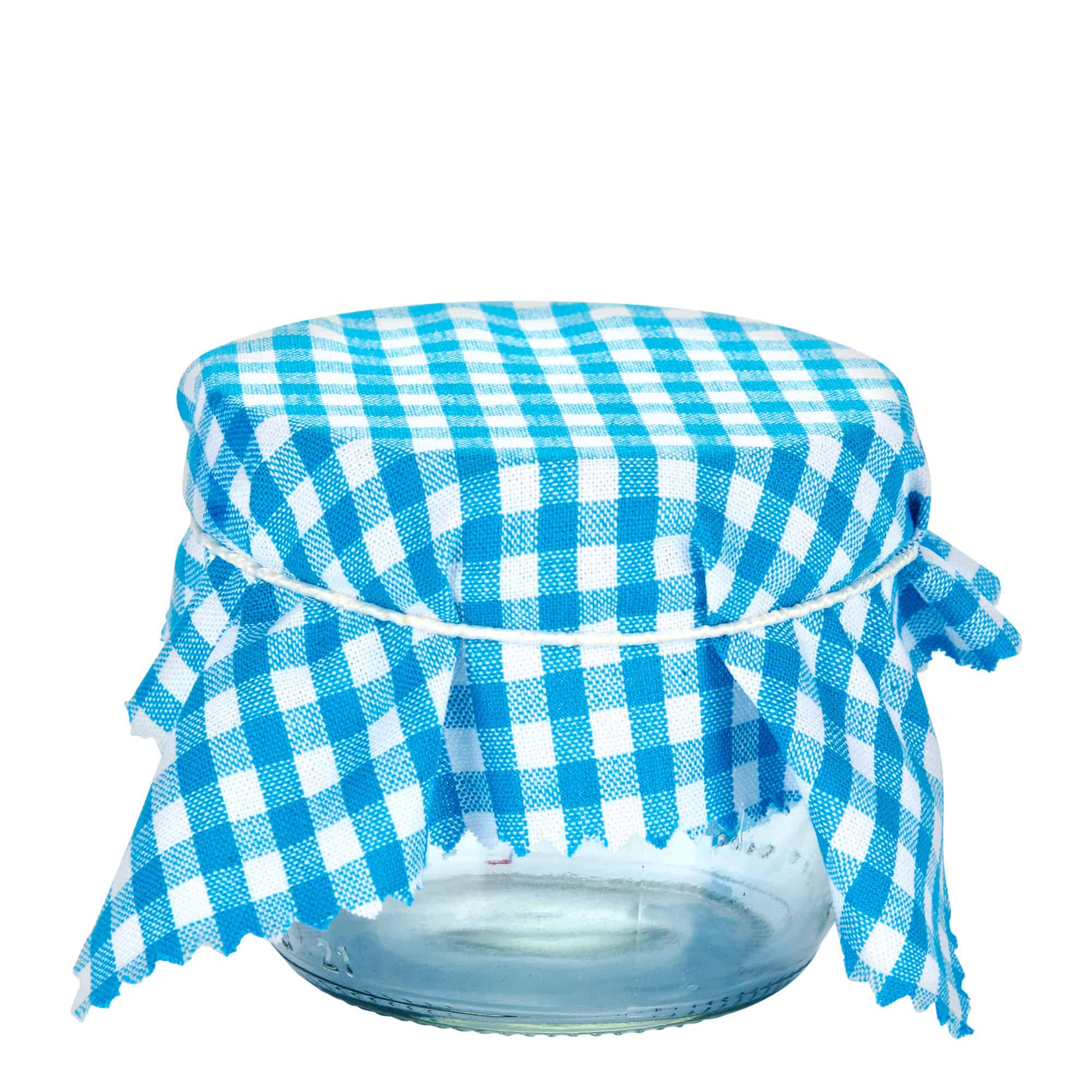 Tovaglietta in tessuto a quadretti 15x15, quadrata, tessile, blu, apertura: TO58-TO82