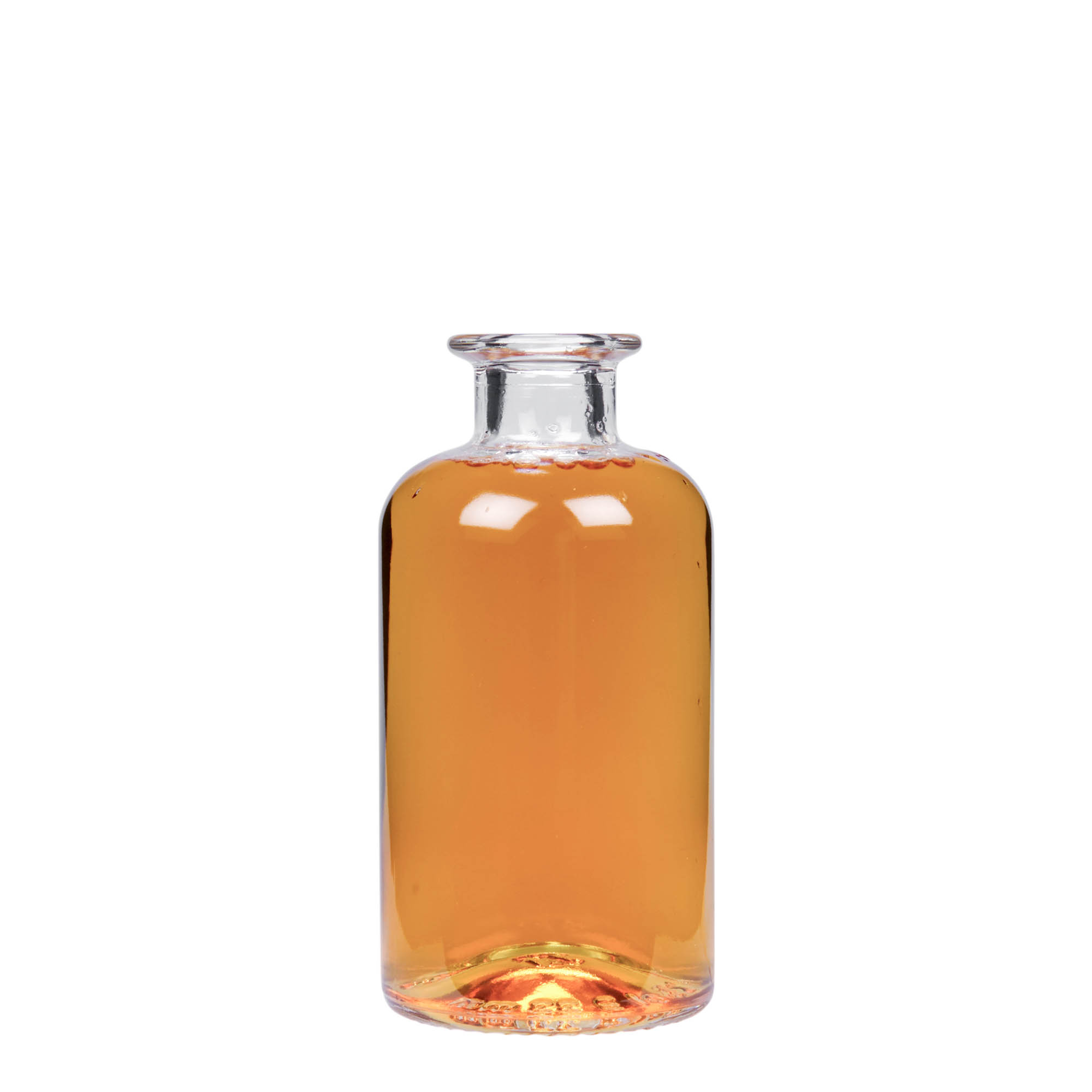 Bottiglia di vetro da 250 ml da farmacista, bocca: sughero Bottiglia di vetro da 250 ml da farmacista, bocca: sughero