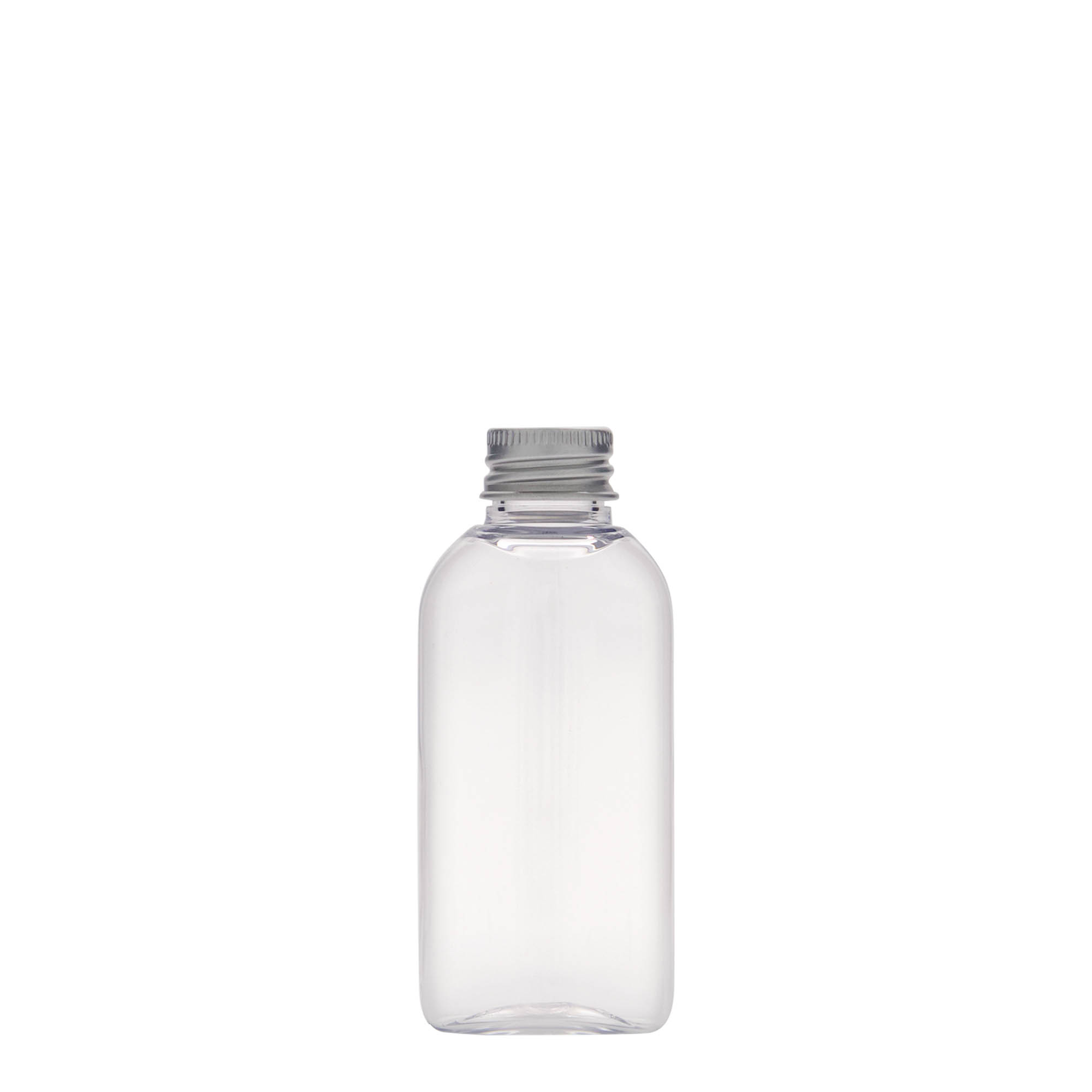 Bottiglia PET da 50 ml 'Iris', ovale, plastica, bocca: 20/410 Bottiglia PET da 50 ml 'Iris', ovale, plastica, bocca: 20/410