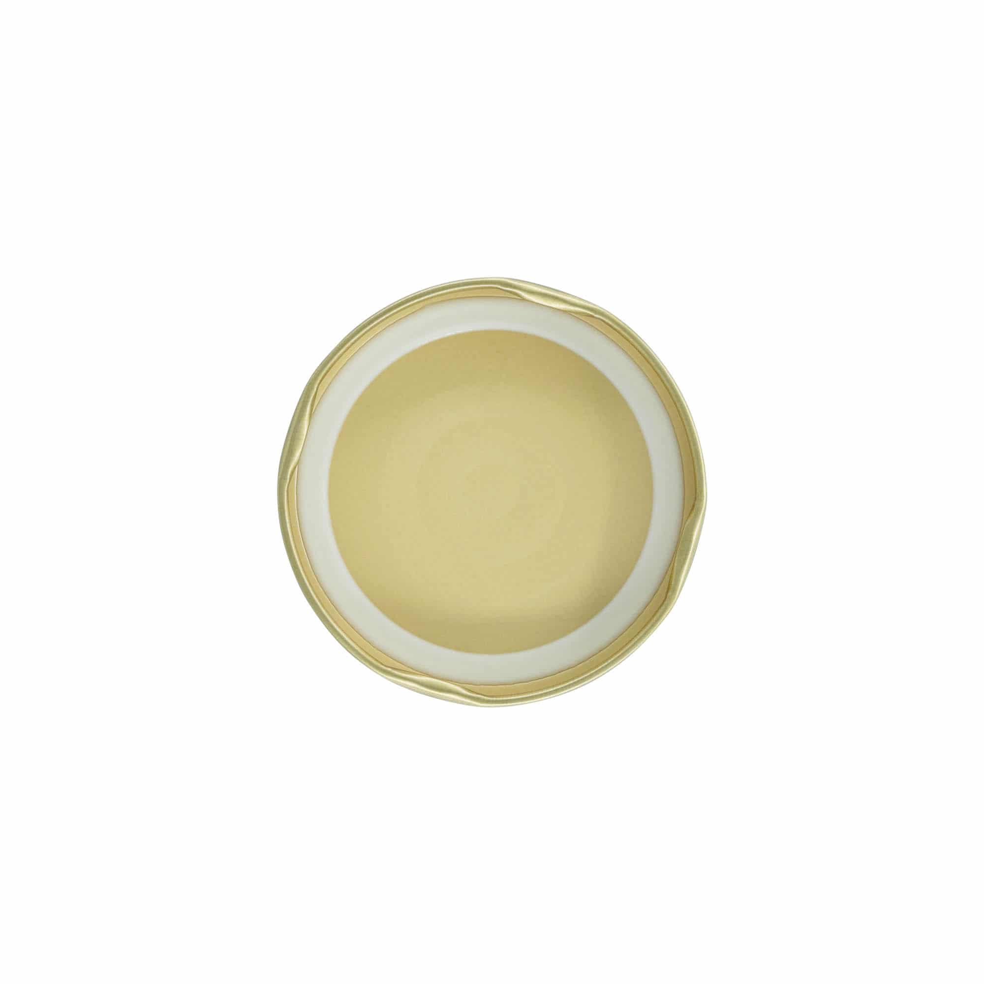 Tappo Twist-Off, lamina bianca, oro, per bocca: TO 66