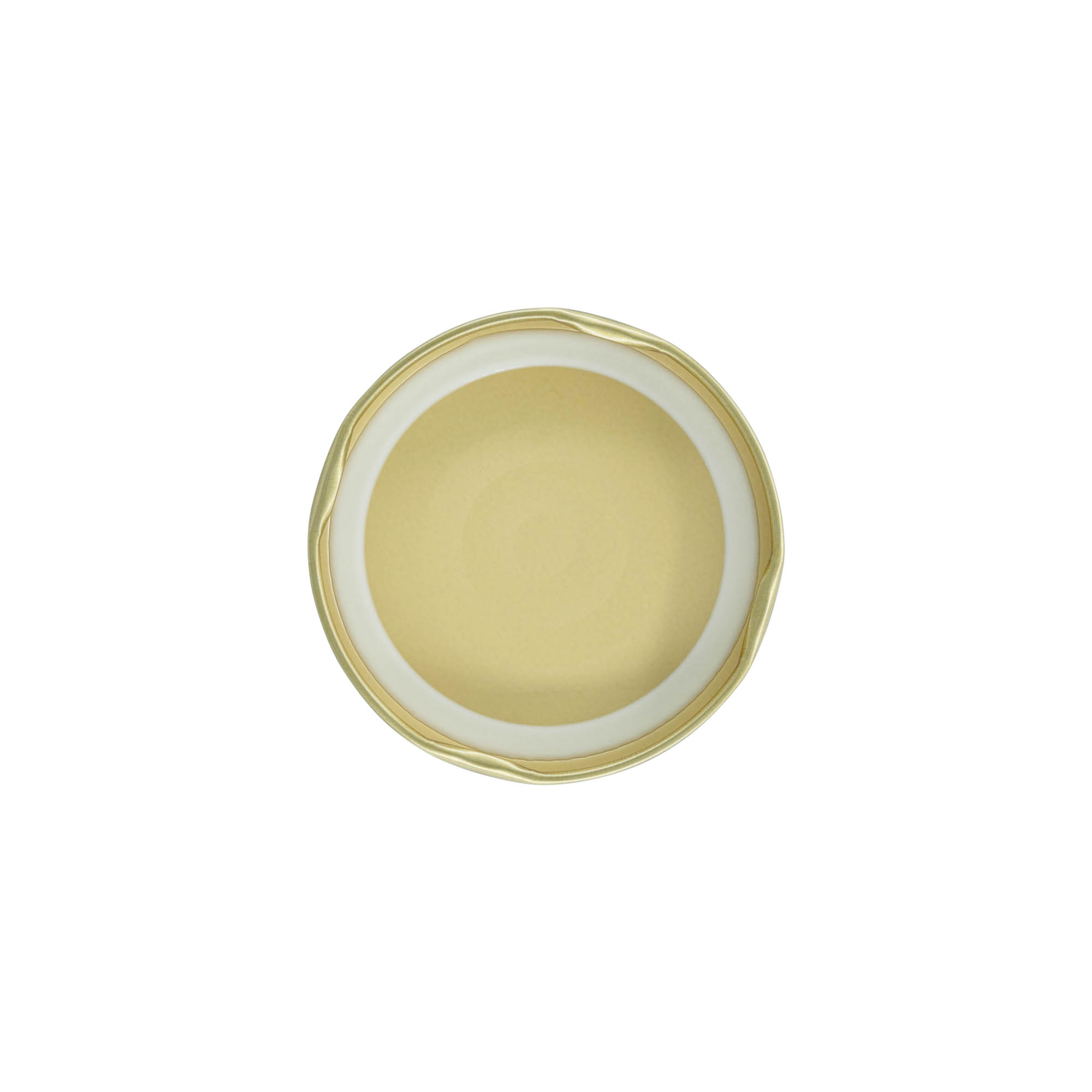 Tappo Twist-Off, lamina bianca, oro, per bocca: TO 66 Tappo Twist-Off, lamina bianca, oro, per bocca: TO 66