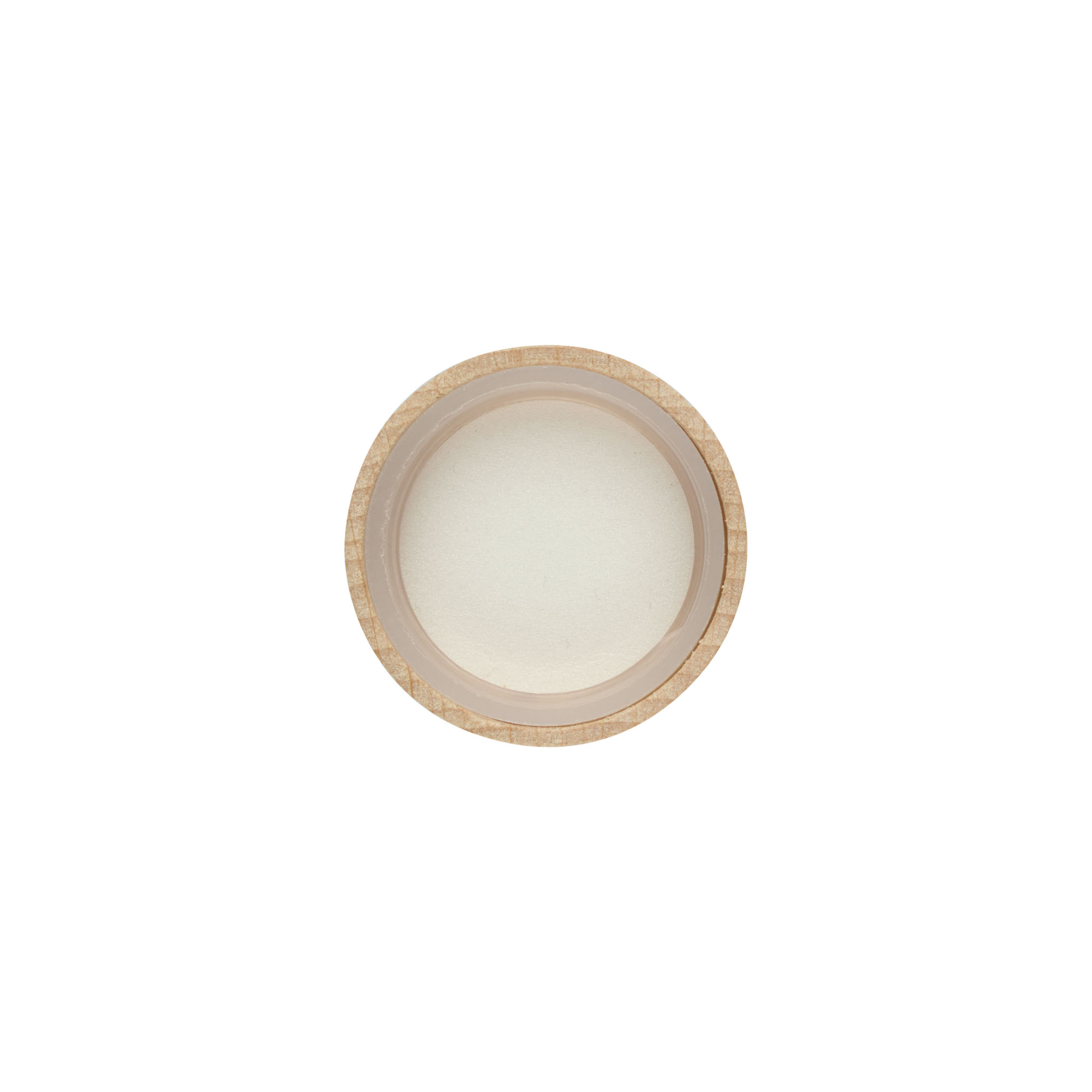 Tappo a vite, legno, beige, per bocca: GPI 28/400 Tappo a vite, legno, beige, per bocca: GPI 28/400