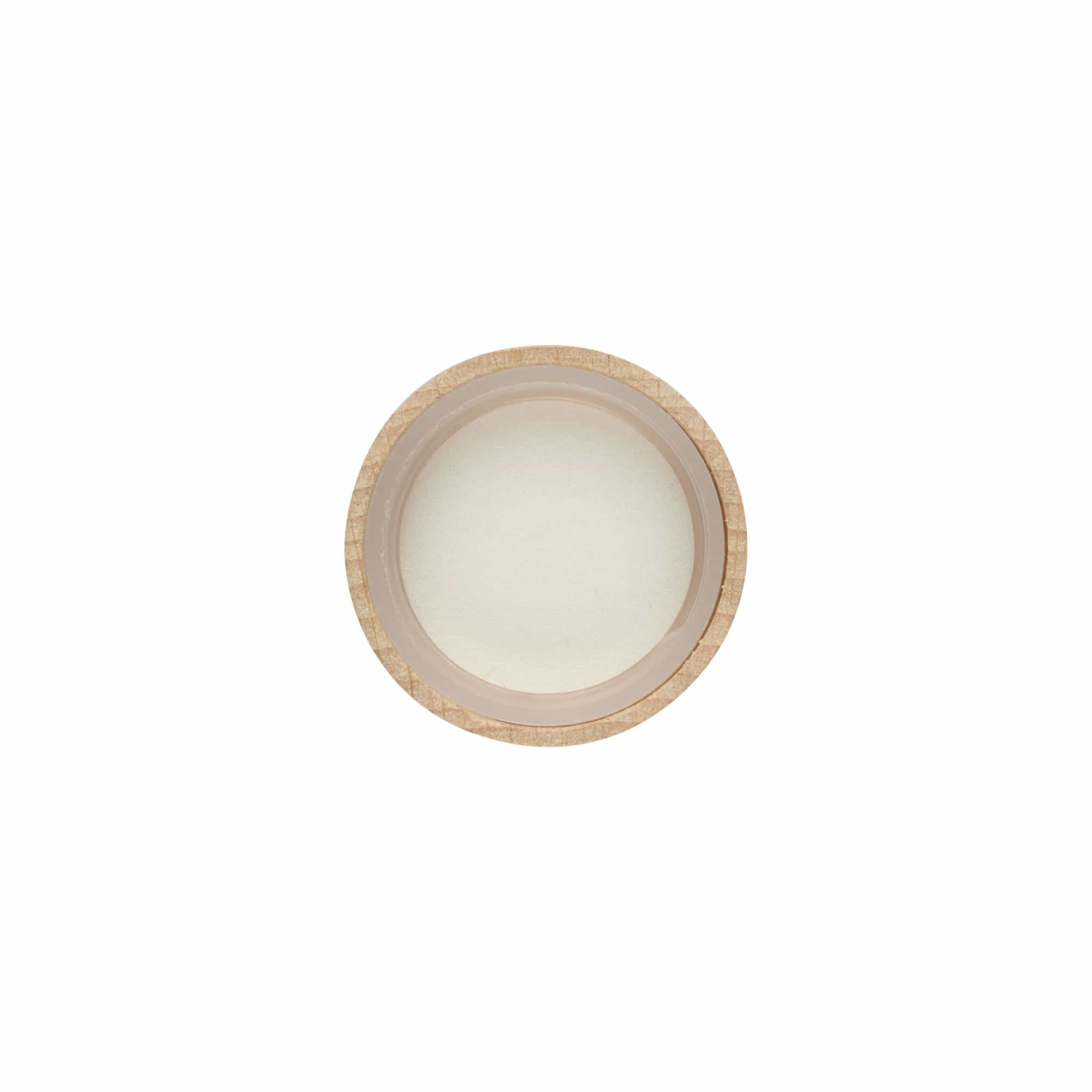 Tappo a vite, legno, beige, per bocca: GPI 28/400