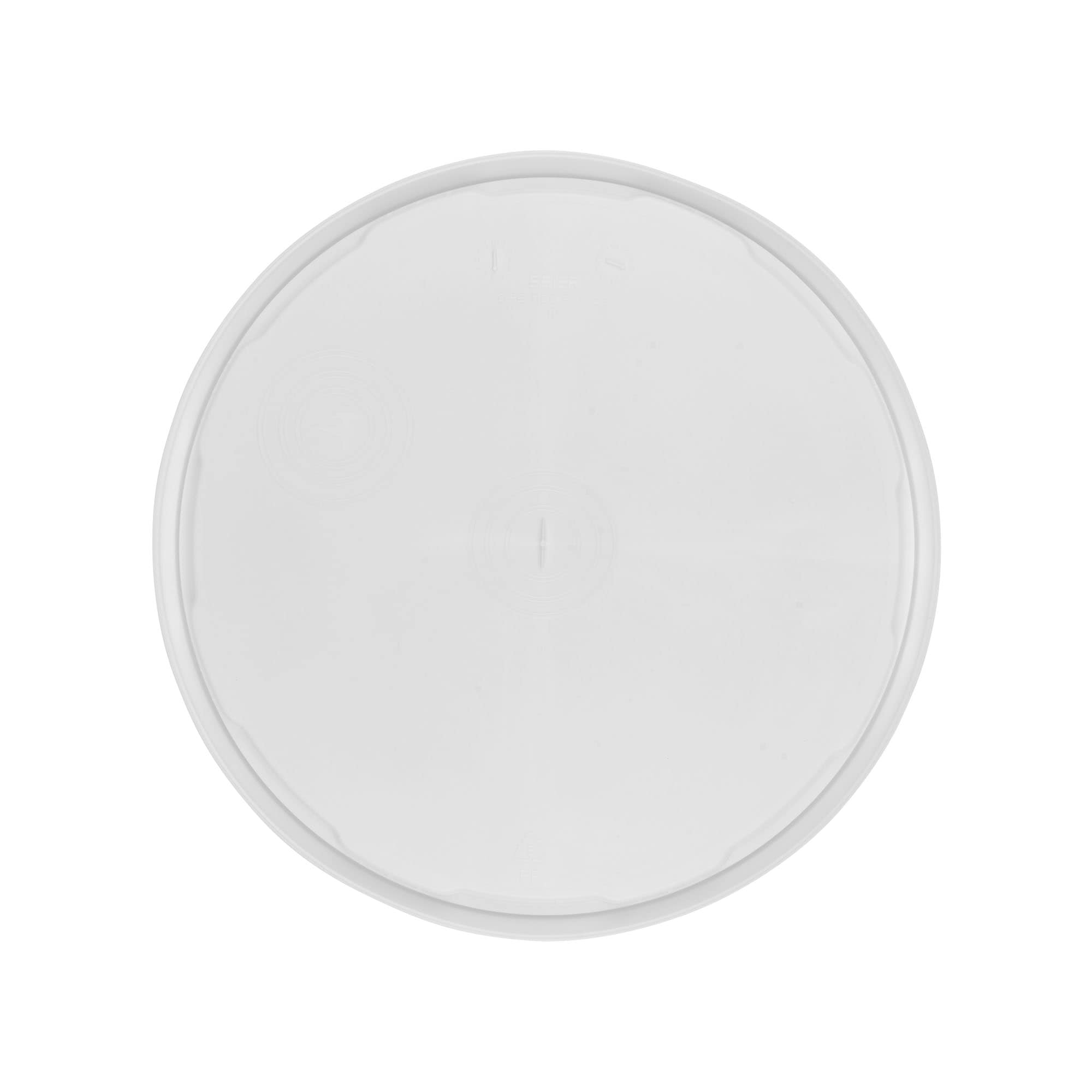 Coperchio per secchio da 12,5 l, plastica PP, bianco
