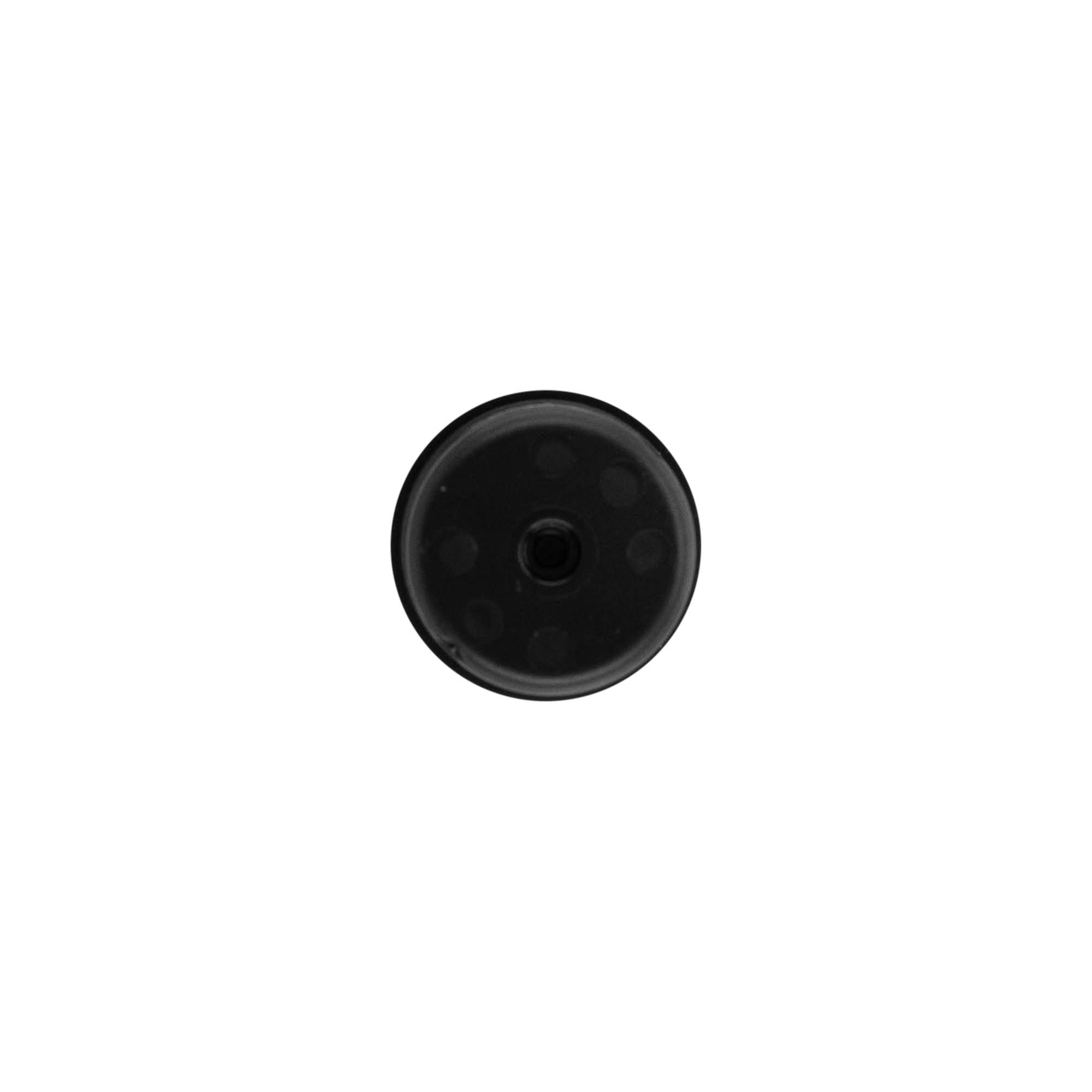 Testa pompa dispenser airless 'Nano', plastica PP, nera Testa pompa dispenser airless 'Nano', plastica PP, nera