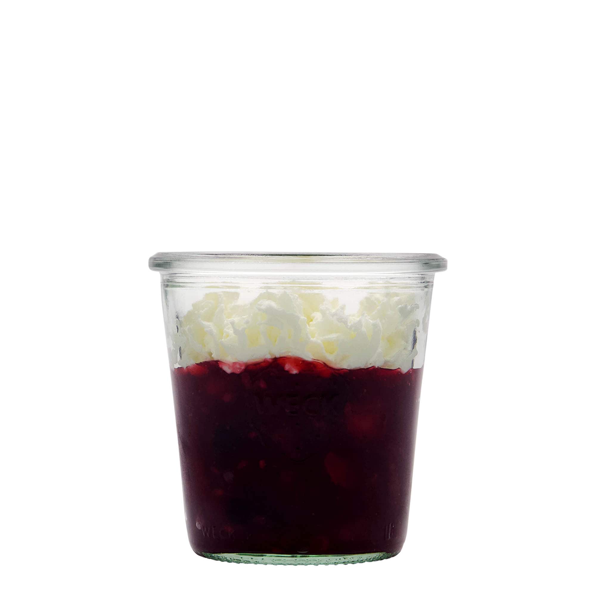 290 ml barattolo WECK a bocca larga, bordo arrotondato