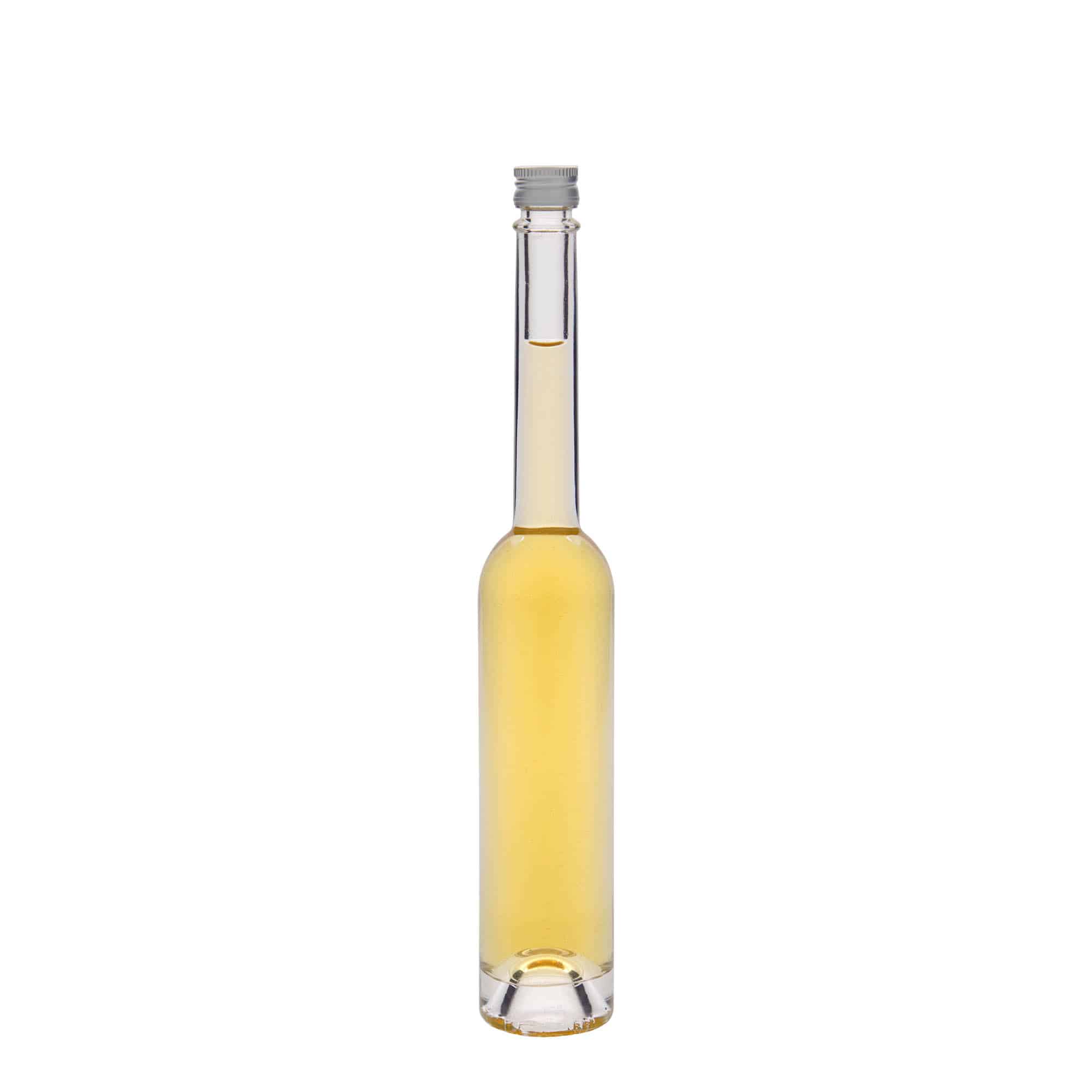 100 ml Bottiglia di vetro 'Platina', imboccatura: PP 18
