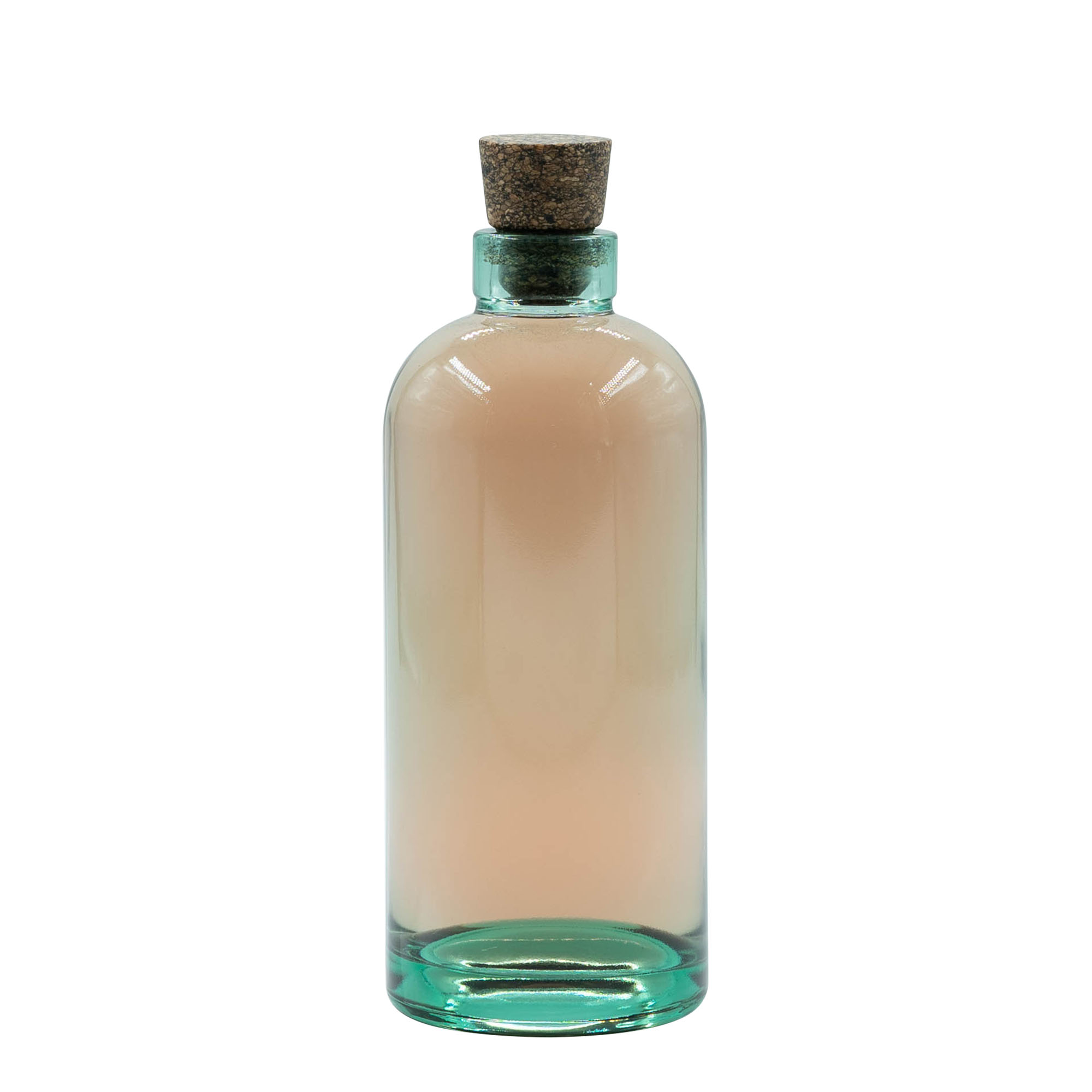 Bottiglia di vetro da 500 ml 'Farm', bocca: sughero Bottiglia di vetro da 500 ml 'Farm', bocca: sughero