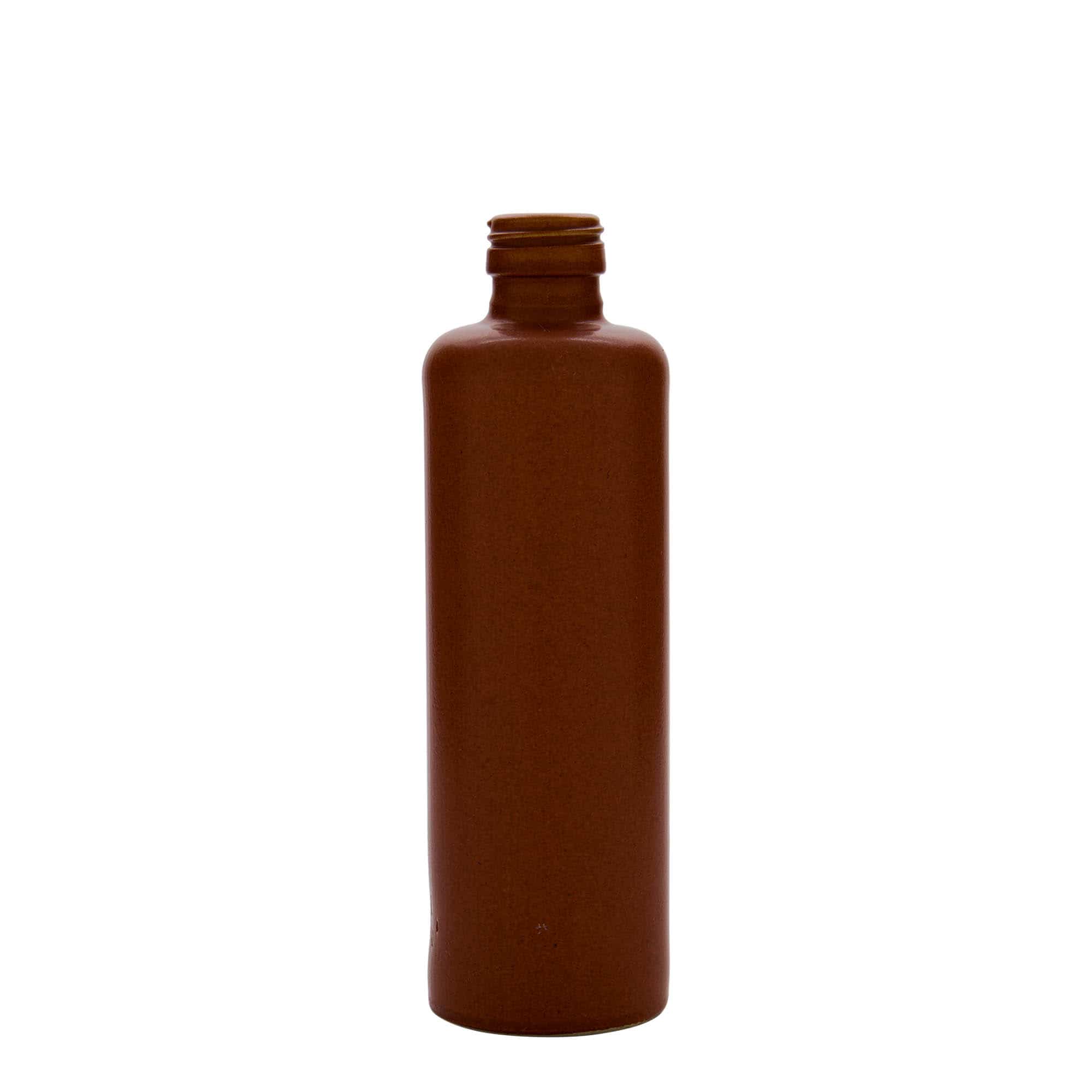 350 ml Bottiglia in ceramica, ceramica grès, rosso-marrone, imboccatura: PP 31,5 350 ml Bottiglia in ceramica, ceramica grès, rosso-marrone, imboccatura: PP 31,5