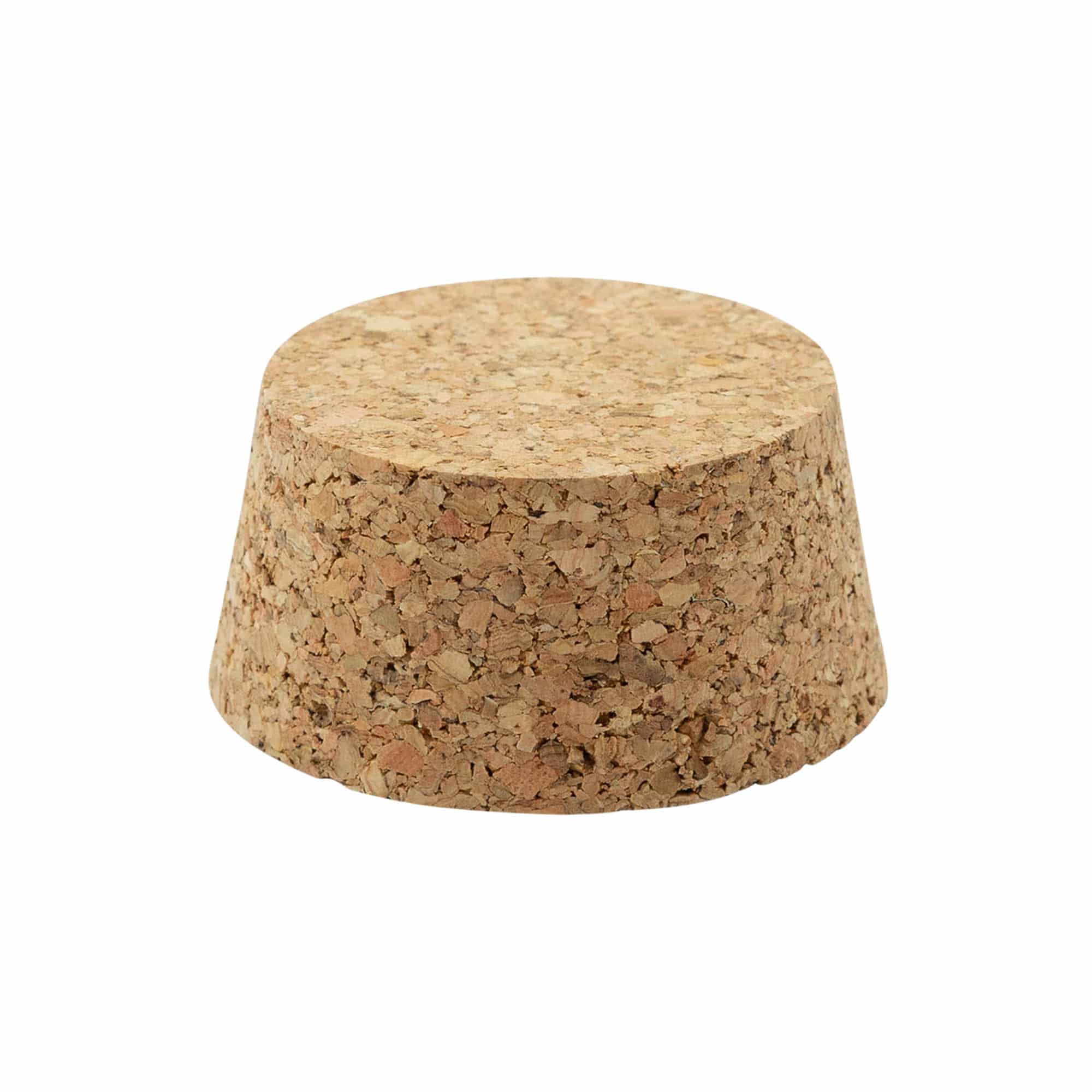 Tappo a punta 48-57 x 27, sughero pressato, beige, per bocca: sughero