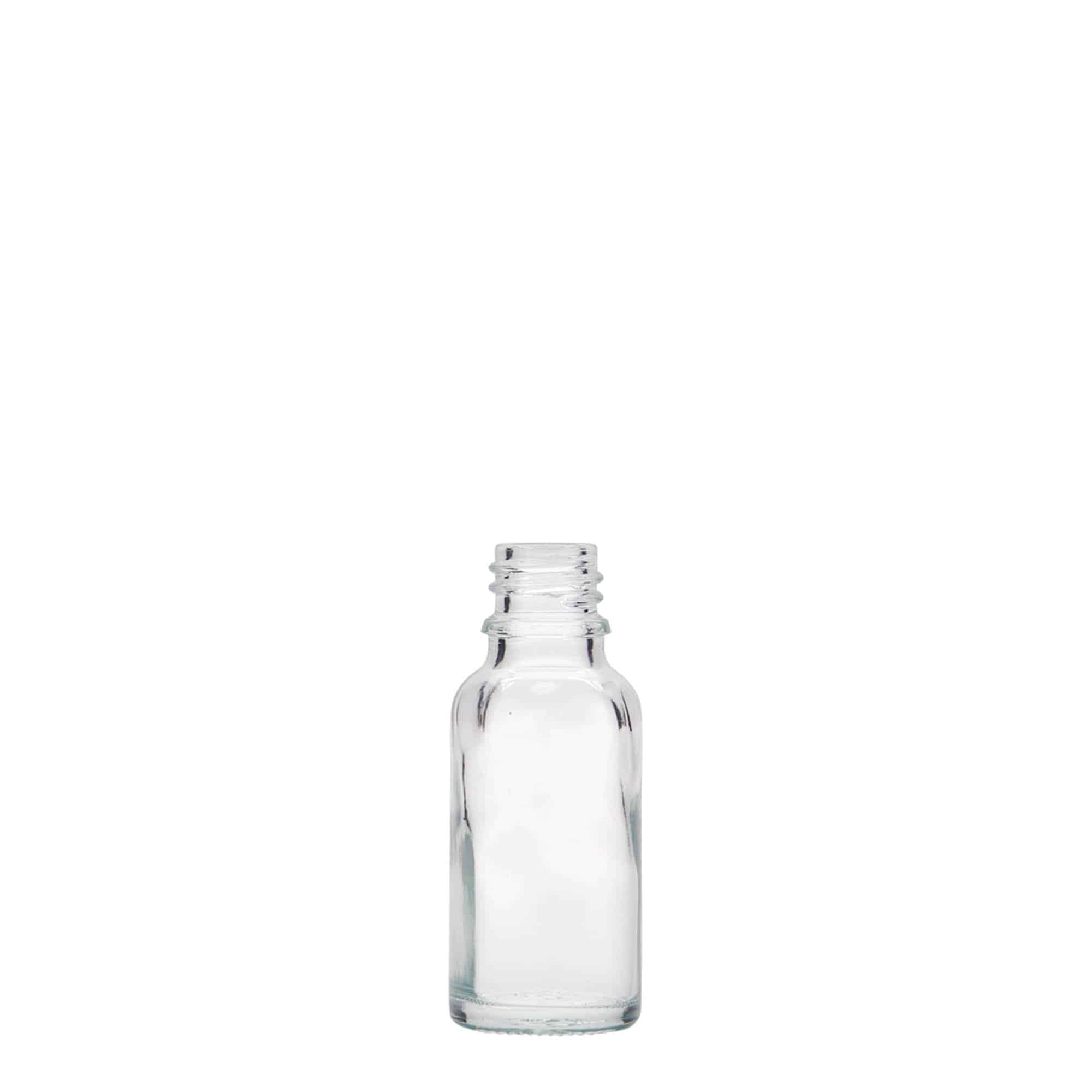 20 ml Flacone farmaceutico, vetro, imboccatura: DIN 18