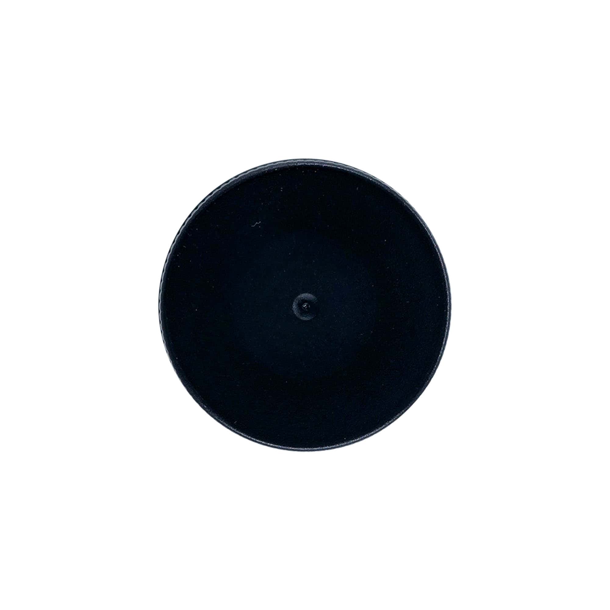 Tappo a vite con disco EPE, plastica PP, nero, per imboccatura: DIN 40