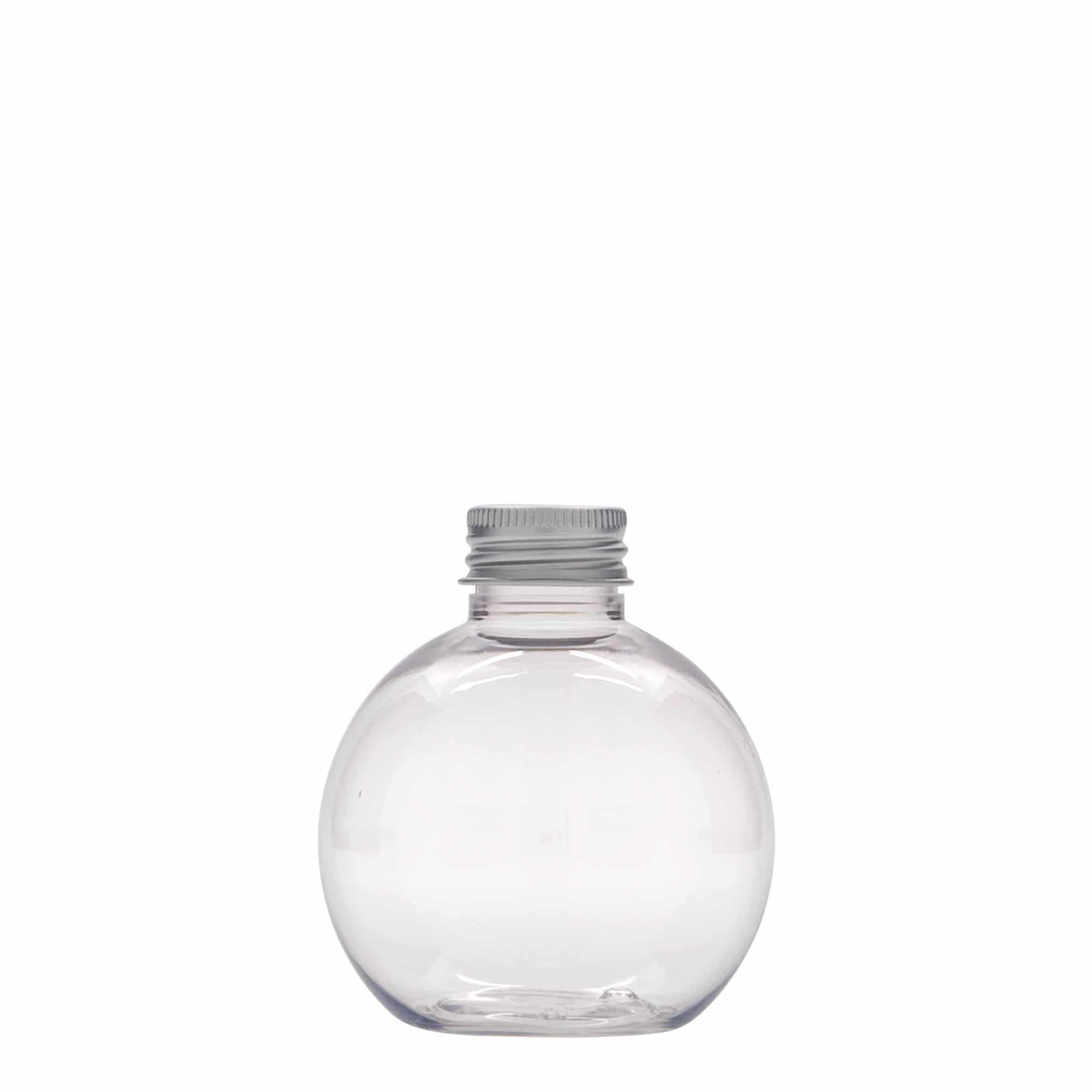 150 ml Flacone PET 'Perry', tonda, plastica, imboccatura: GPI 24/410 150 ml Flacone PET 'Perry', tonda, plastica, imboccatura: GPI 24/410