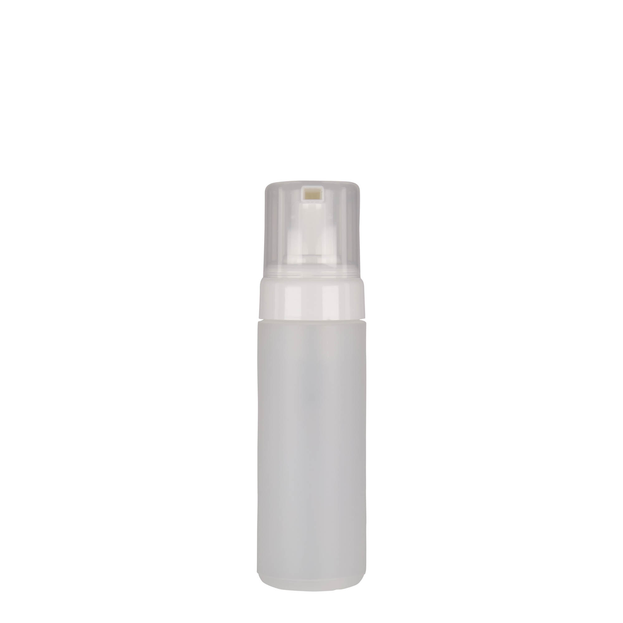 Flacone dosatore da 150 ml 'Foamer', plastica PE, naturale, bocca: chiusura a vite Flacone dosatore da 150 ml 'Foamer', plastica PE, naturale, bocca: chiusura a vite