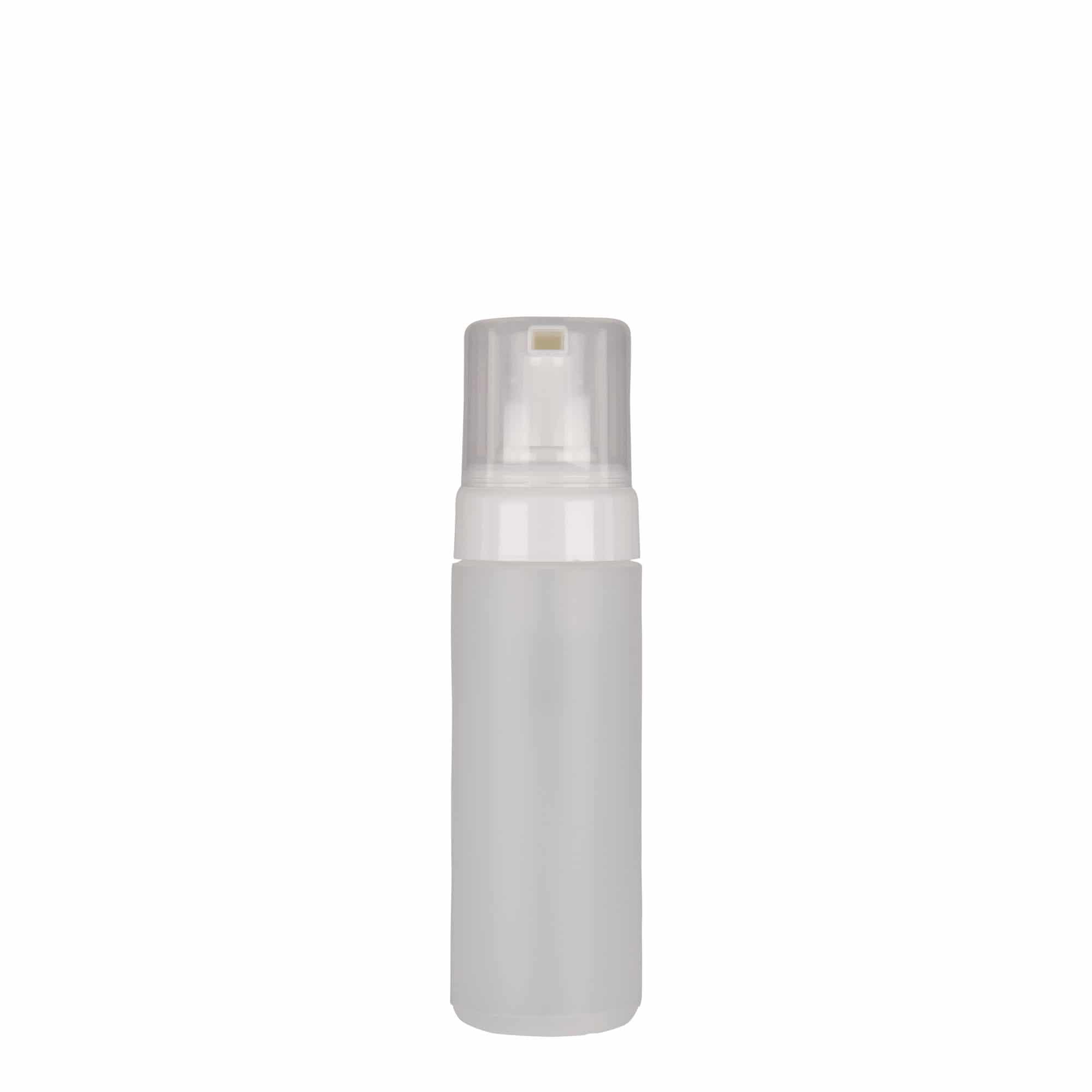 Flacone dosatore da 150 ml 'Foamer', plastica PE, naturale, bocca: chiusura a vite