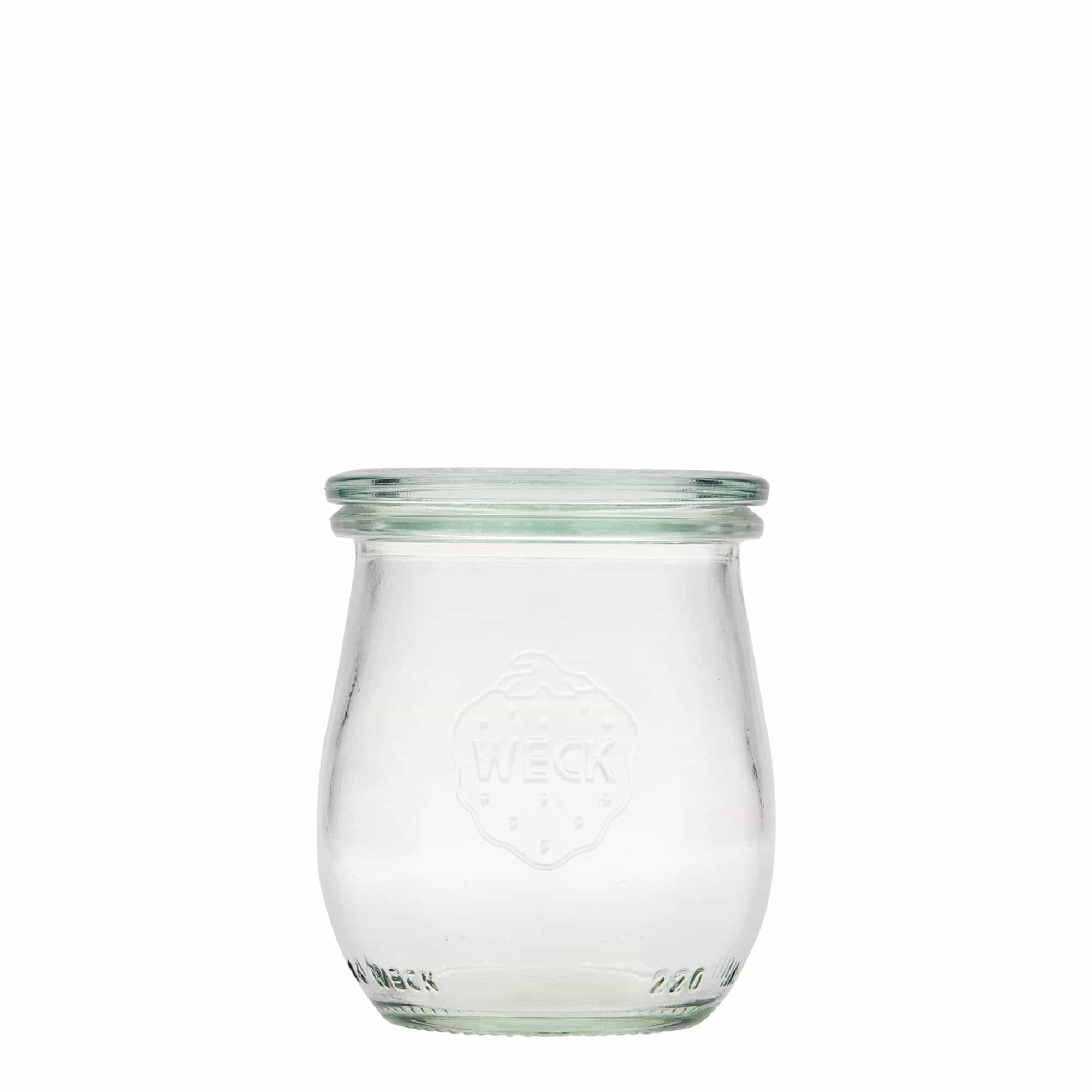 220 ml Vasetto WECK Tulipano, vetro, imboccatura: bordo rotondo 220 ml Vasetto WECK Tulipano, vetro, imboccatura: bordo rotondo