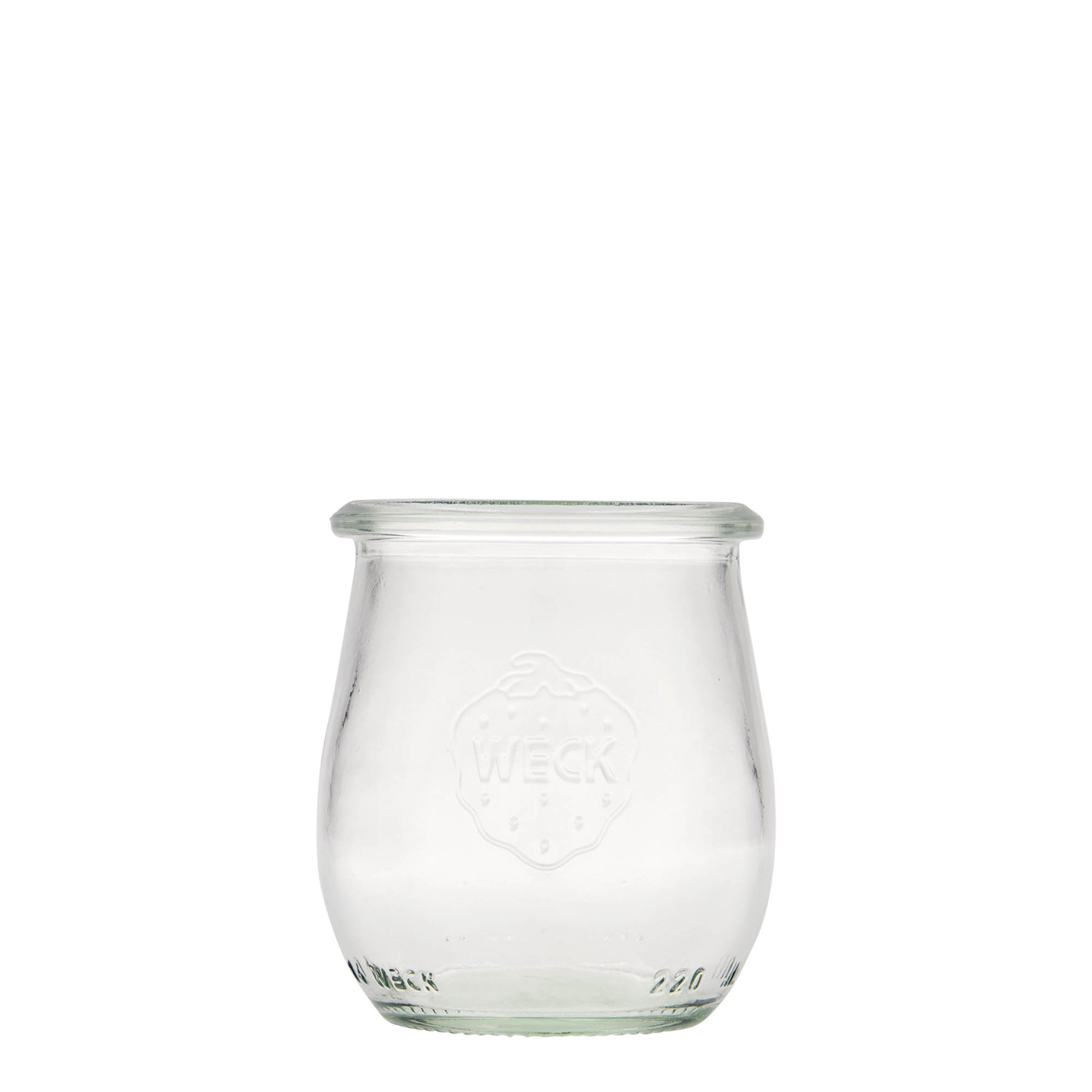 220 ml WECK barattolo a tulipano, bocca: bordo tondo 220 ml WECK barattolo a tulipano, bocca: bordo tondo