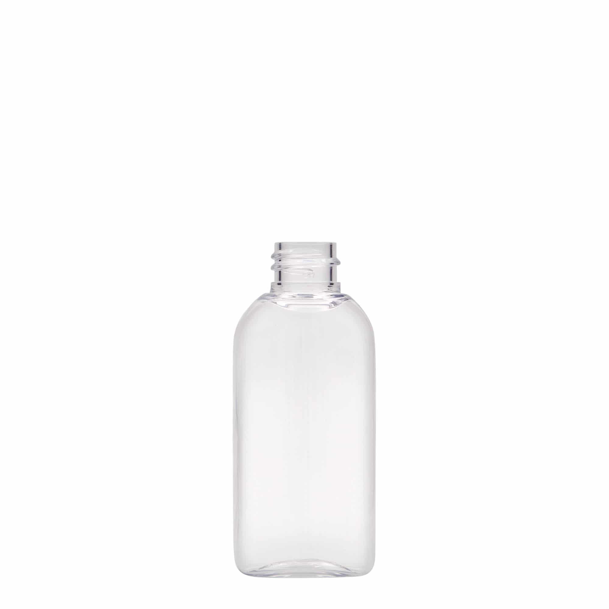 Bottiglia PET da 50 ml 'Iris', ovale, plastica, bocca: 20/410