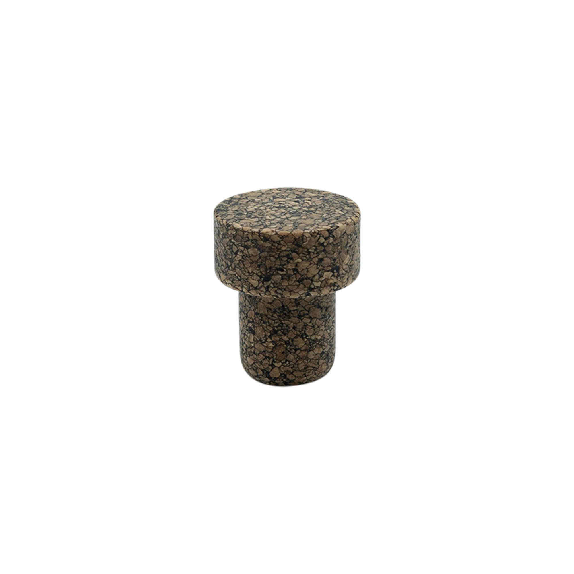 Tappo a manico 'Sharp' 19,5 mm, Corkcoal, per bocca: sughero