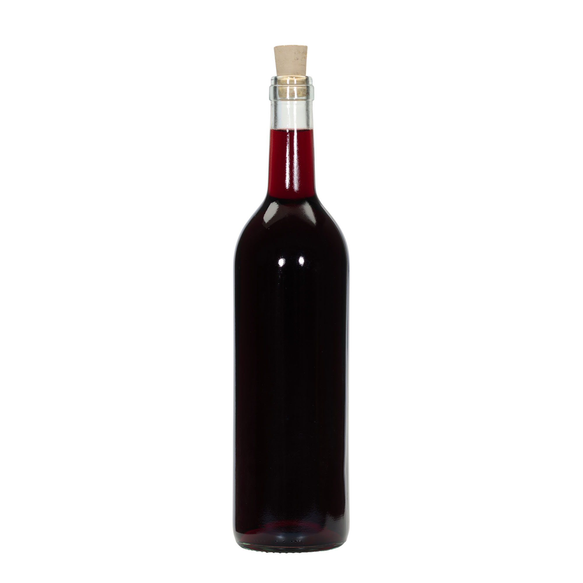 Bottiglia di vetro da 750 ml 'Bordeaux Tradition', bocca: sughero Bottiglia di vetro da 750 ml 'Bordeaux Tradition', bocca: sughero
