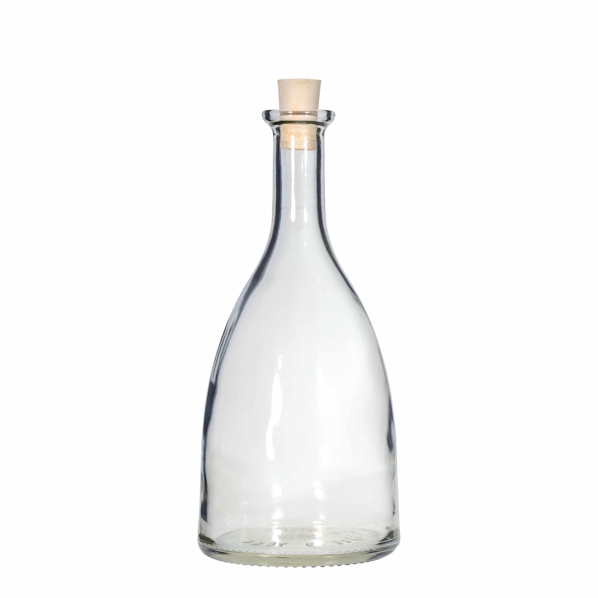 700 ml Bottiglia di vetro 'Viola', imboccatura: fascetta