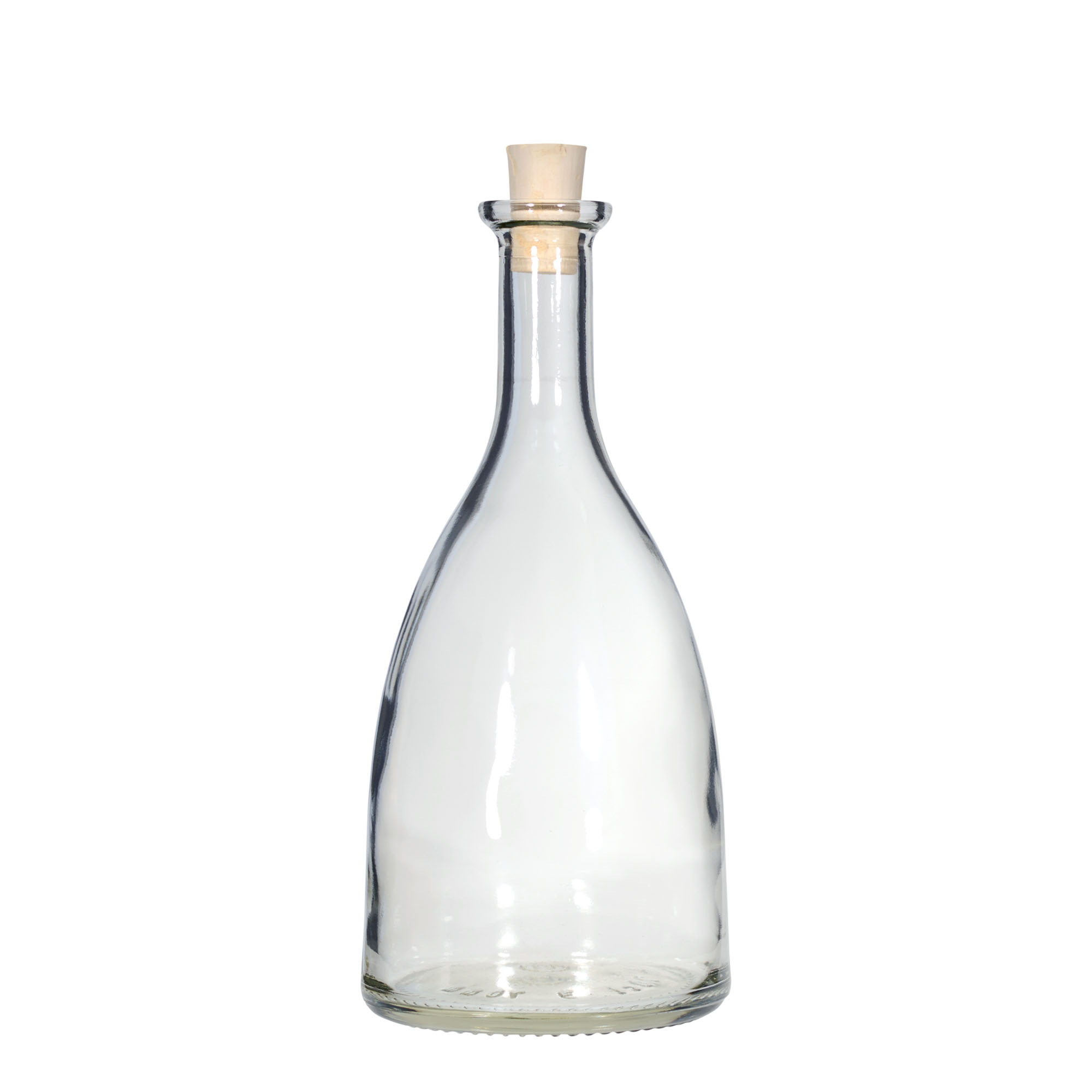Bottiglia di vetro da 700 ml 'Viola', bocca: sughero