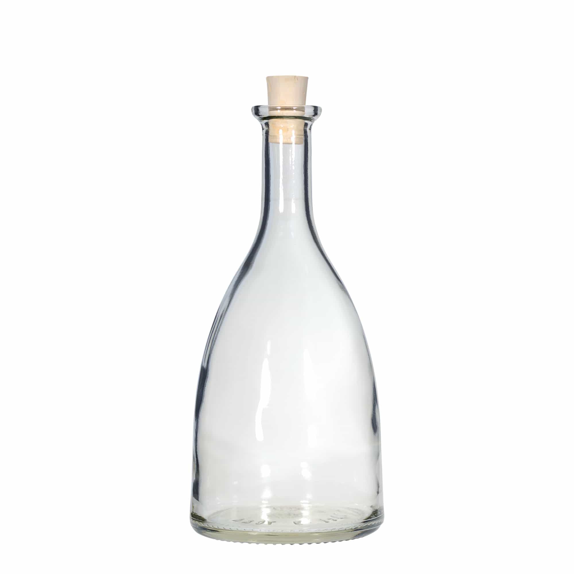 Bottiglia di vetro da 700 ml 'Viola', bocca: sughero