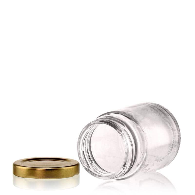 106 ml Vasetto cilindrico alto, vetro, imboccatura: Twist-Off (TO 48)