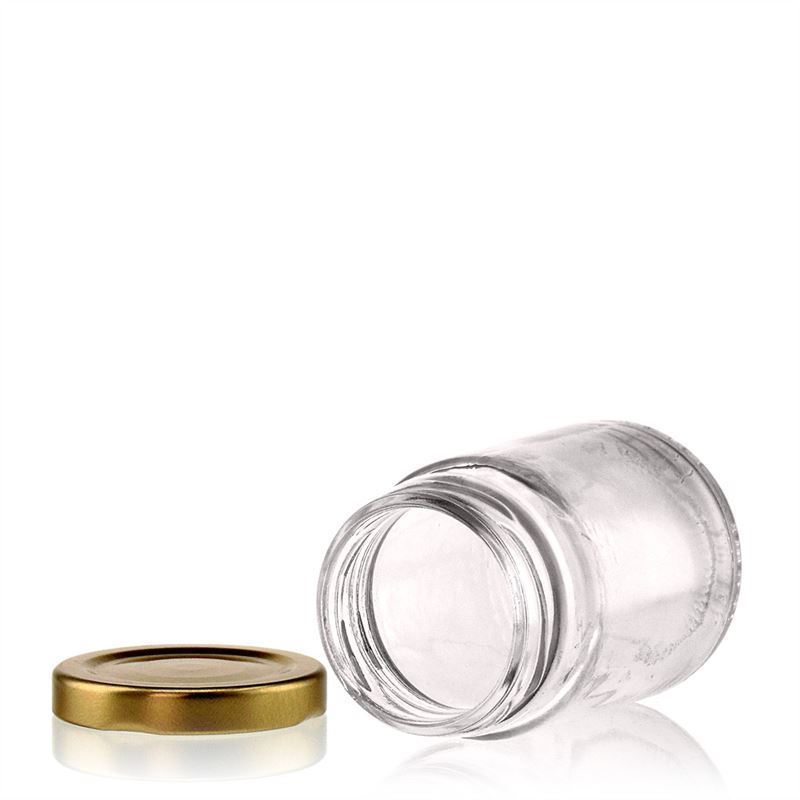 Bicchiere rotondo alto da 106 ml, bocca: Twist-Off (TO 48) Bicchiere rotondo alto da 106 ml, bocca: Twist-Off (TO 48)