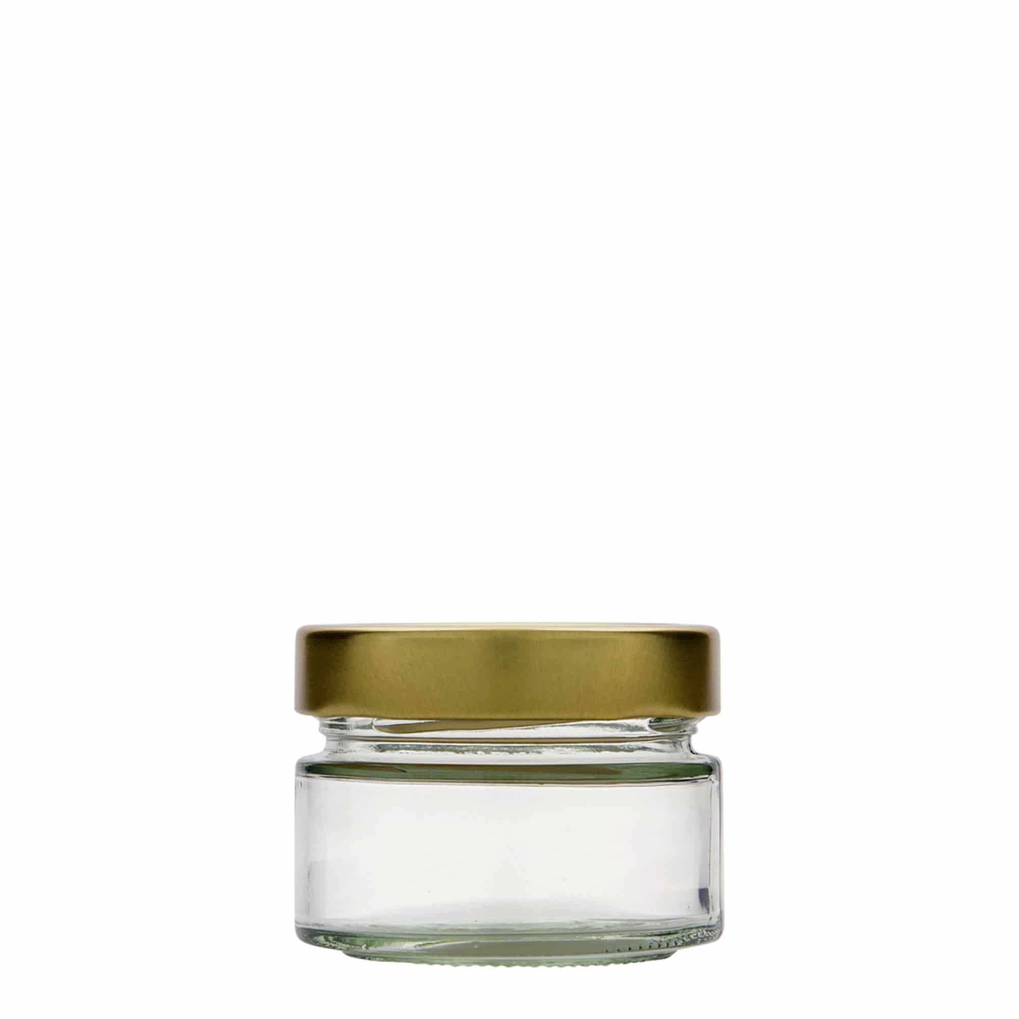 130 ml Vetro rotondo 'Aurora', bocca: Deep-Twist-Off (DTO 66)