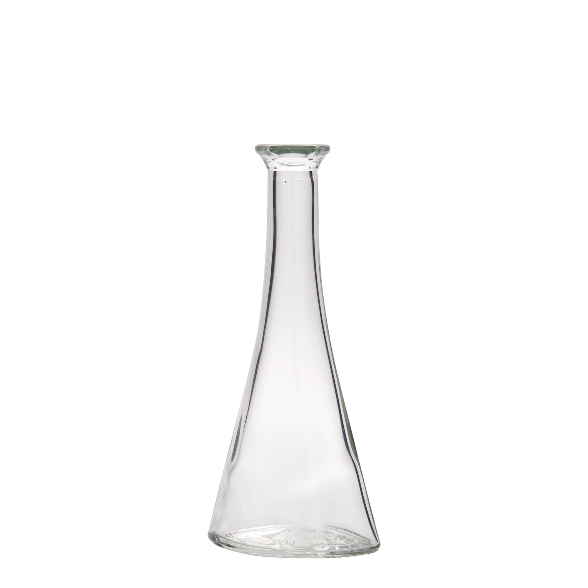 Bottiglia di vetro da 100 ml 'Veronica', semitonda, bocca: sughero